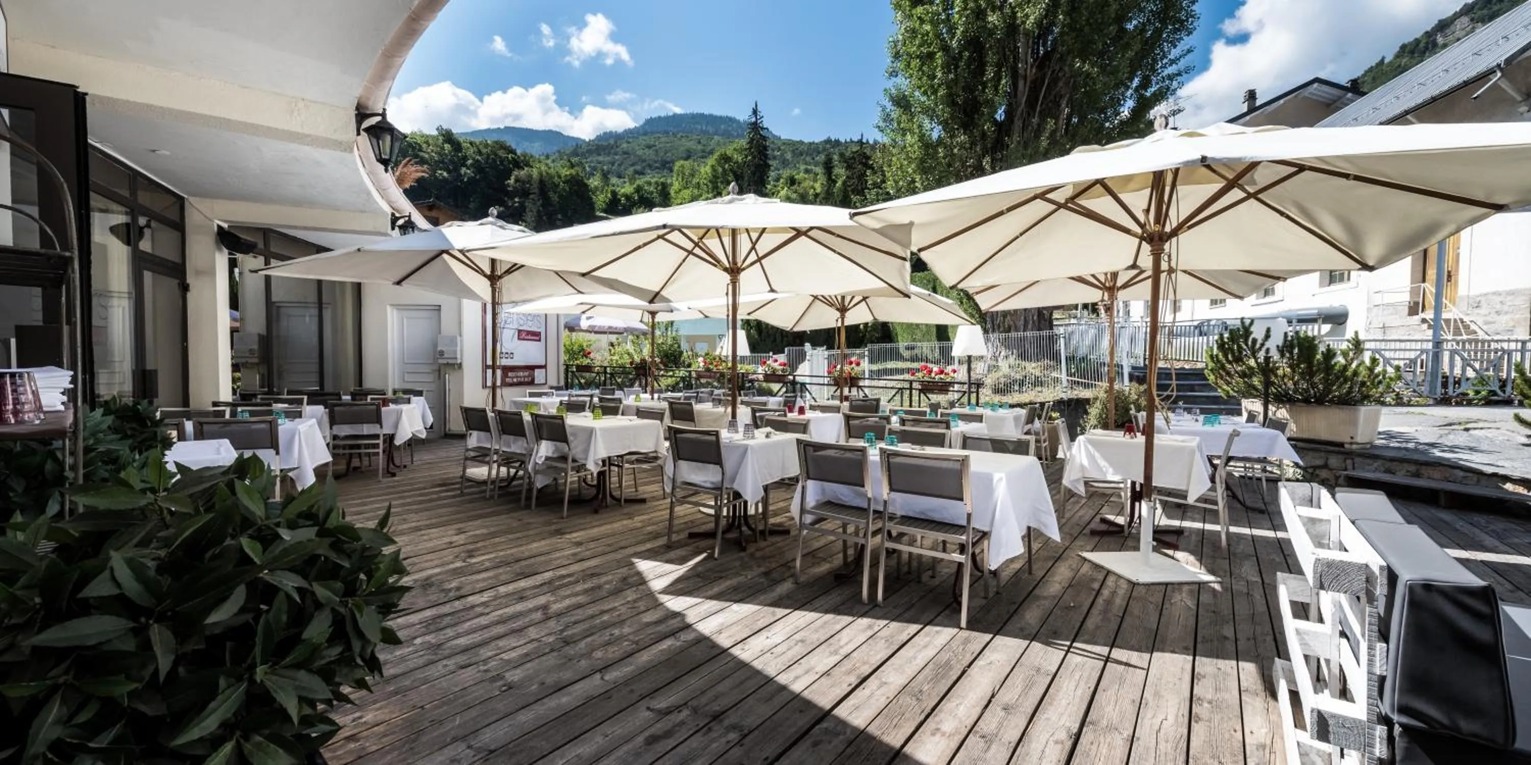 Patio in Hotel Amélie