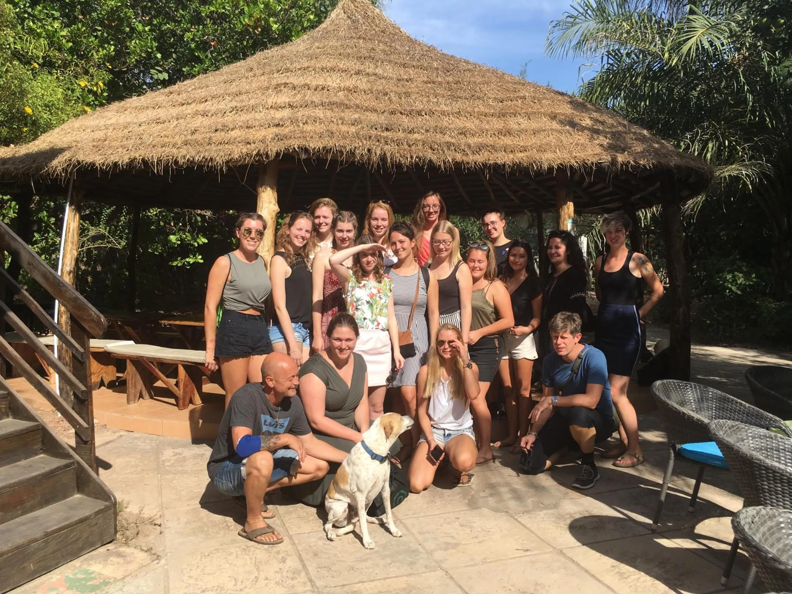 Dining area in Footsteps Eco-Lodge