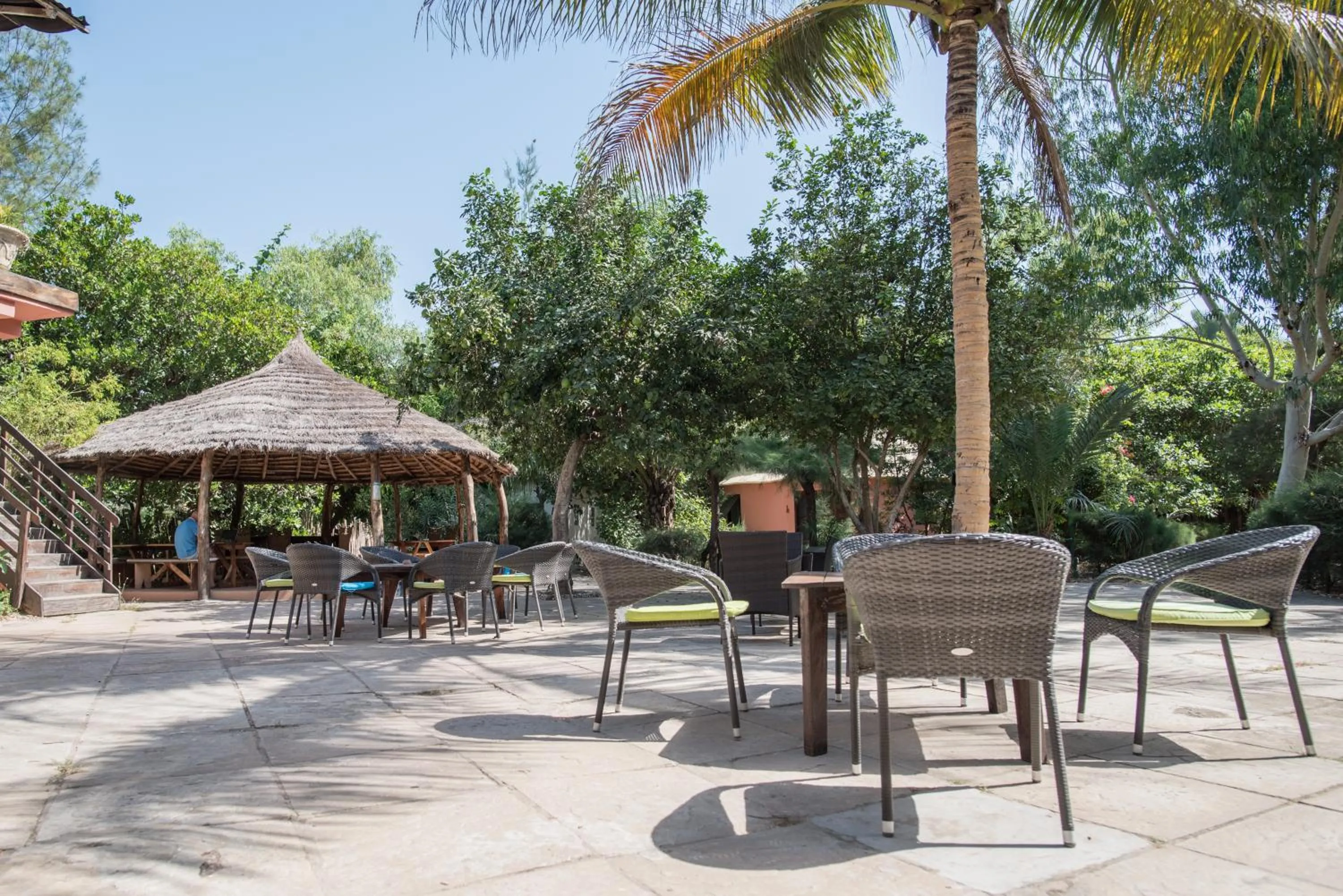Patio in Footsteps Eco-Lodge