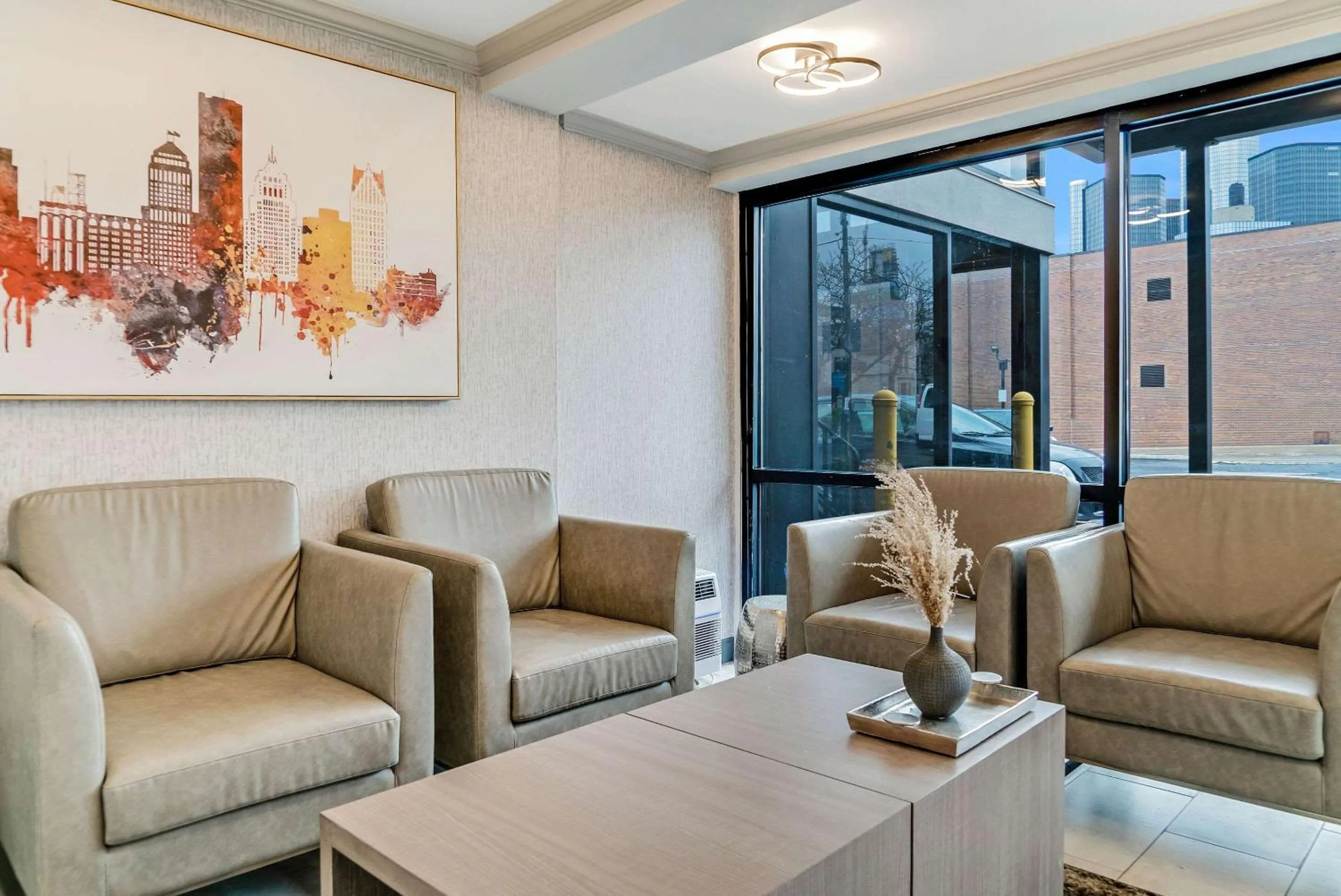 Lobby or reception in Quality Inn Detroit Downtown