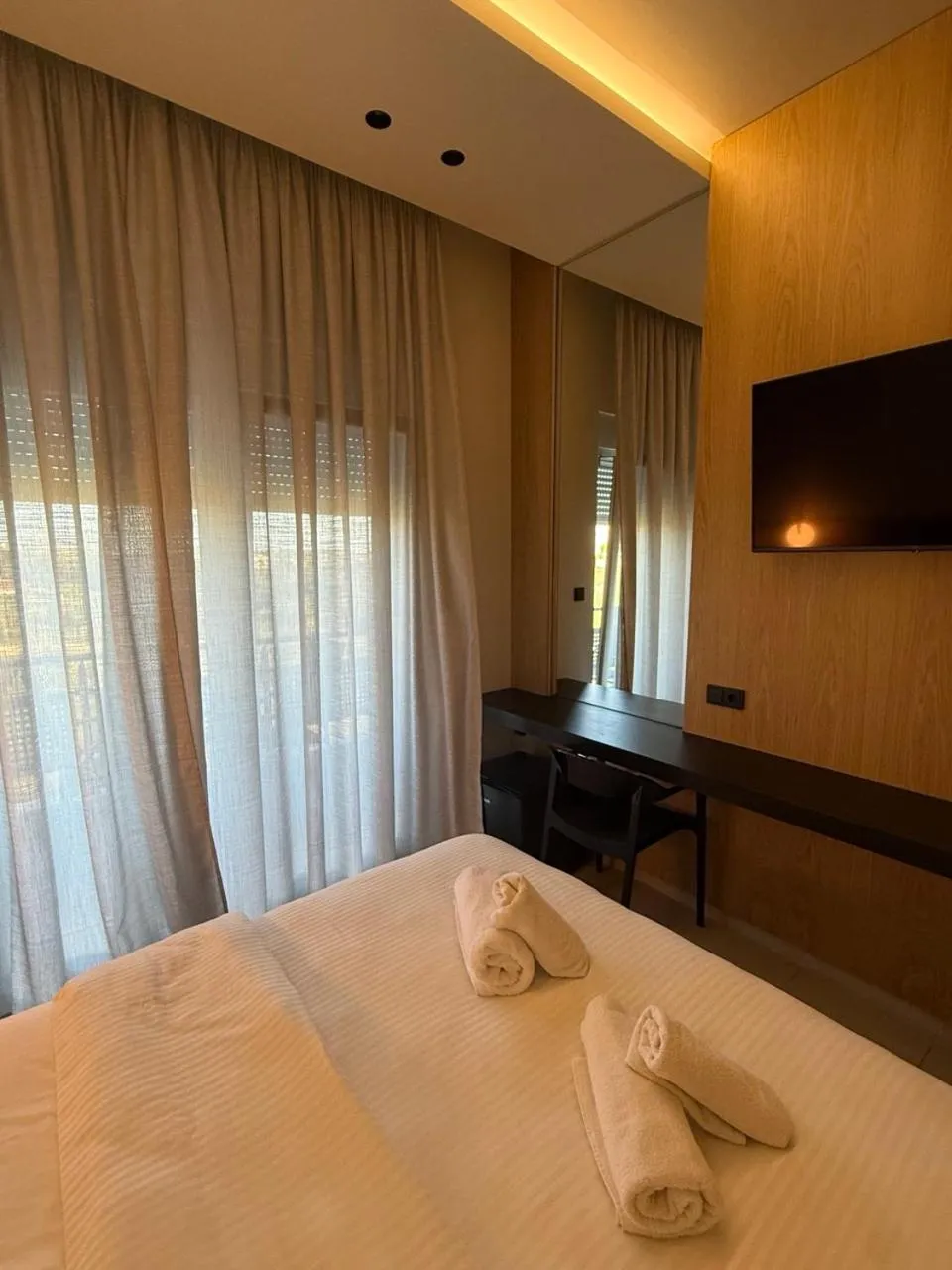 Decorative detail, Bed in Thalassa Apart Hotel