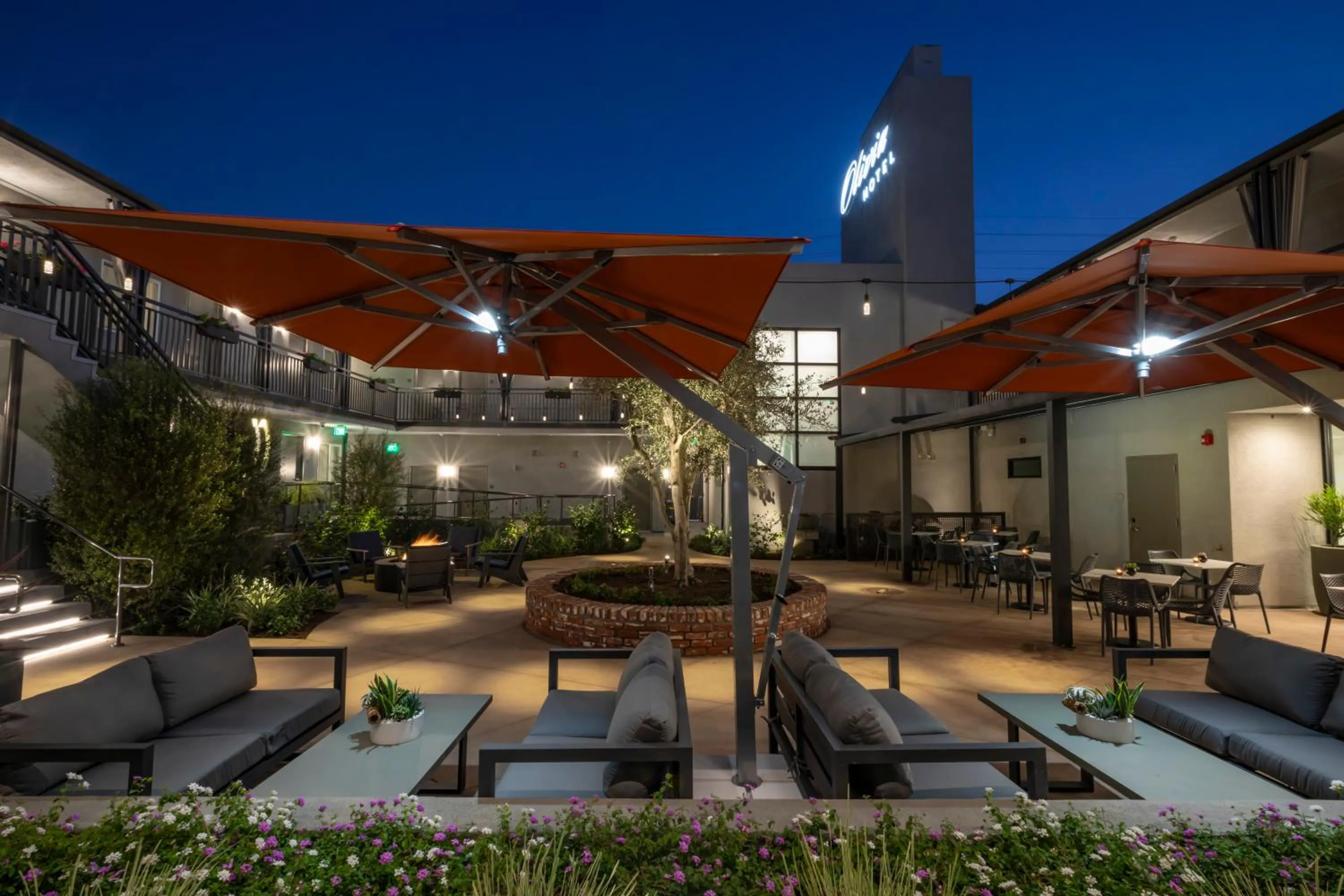 Seating area in Olivia Hotel