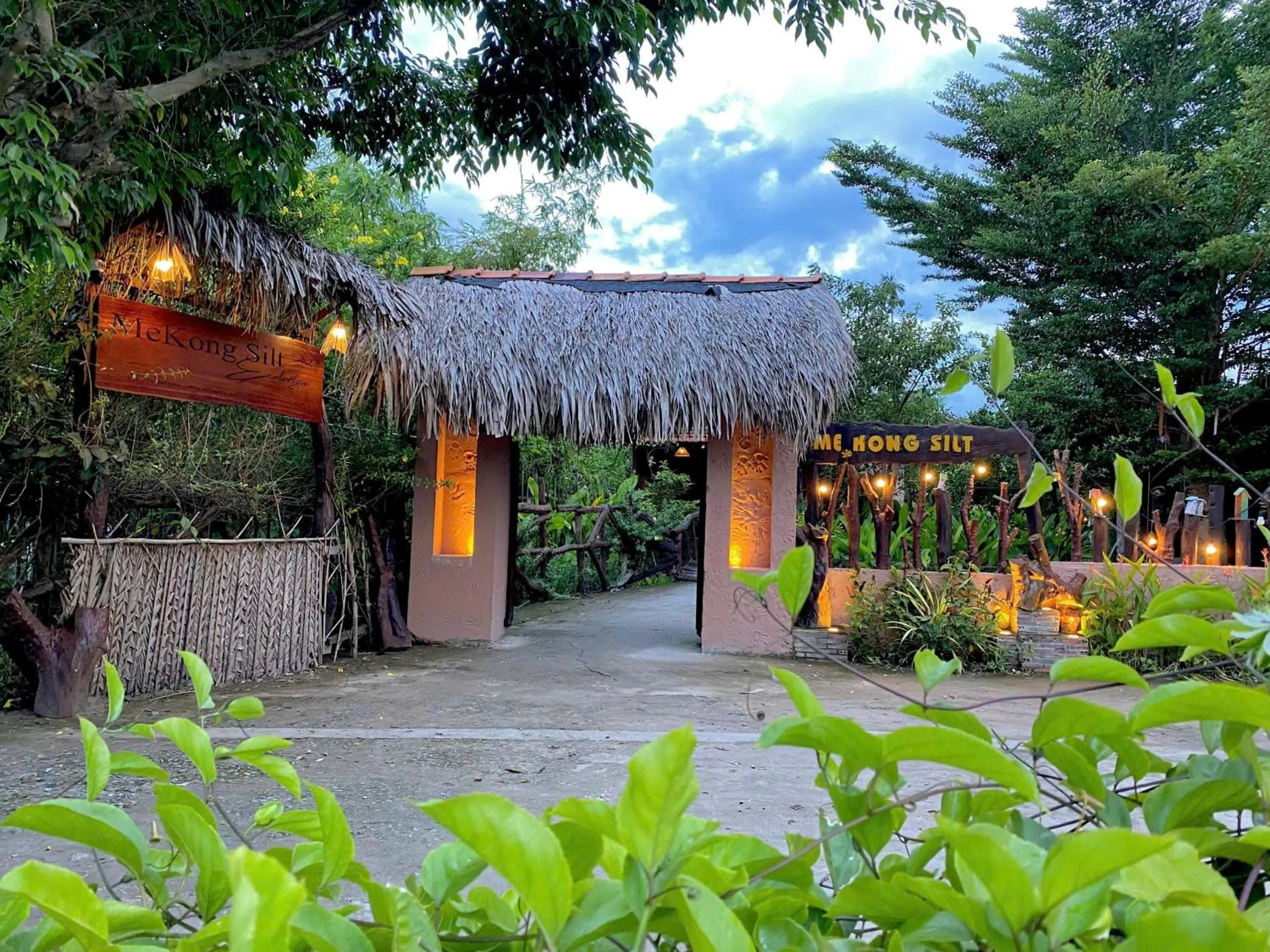 Facade/entrance in Mekong Silt Ecolodge - Pool & Half-Board Included