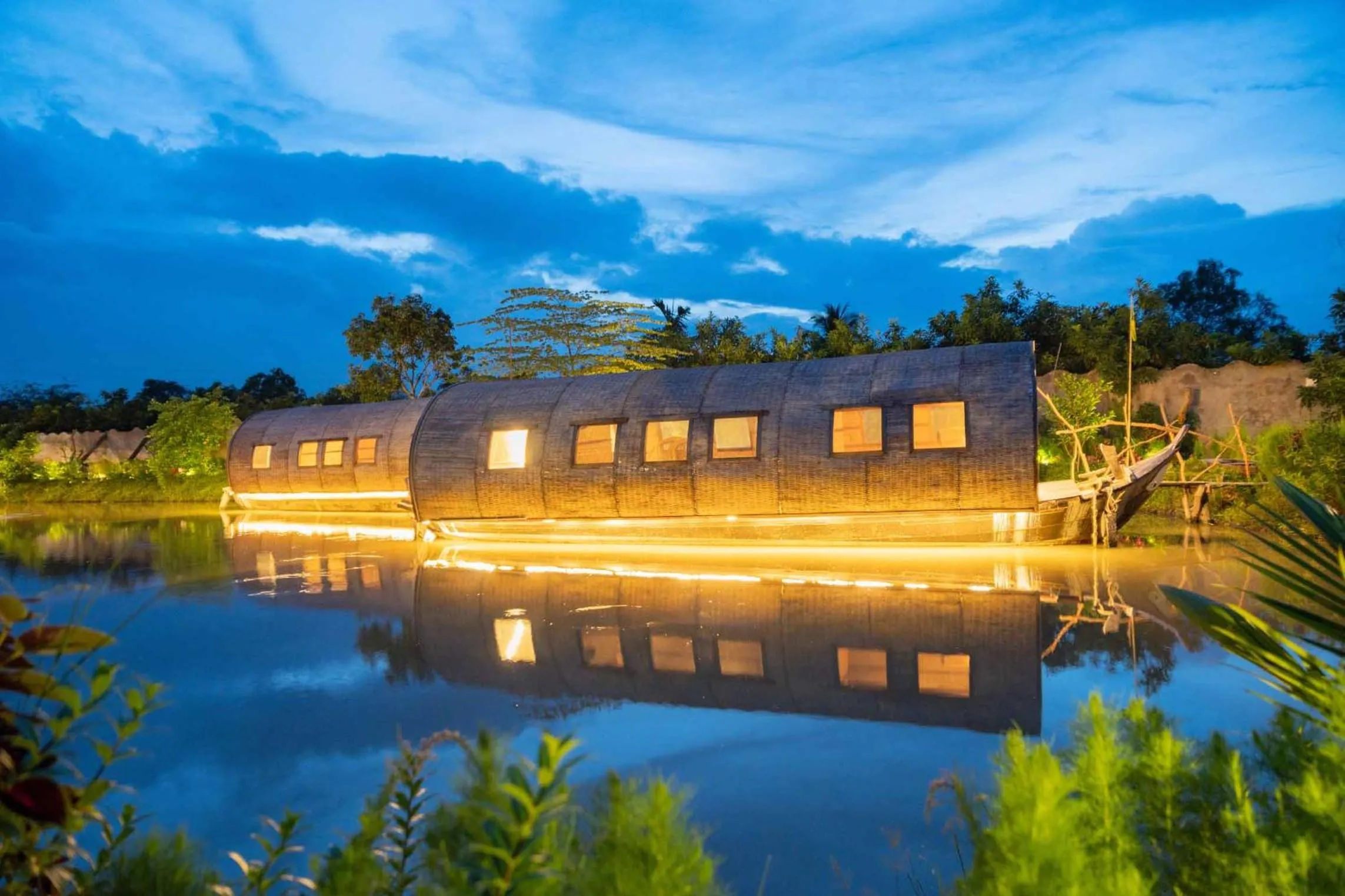 Lake view in MEKONG SILT ECOLODGE