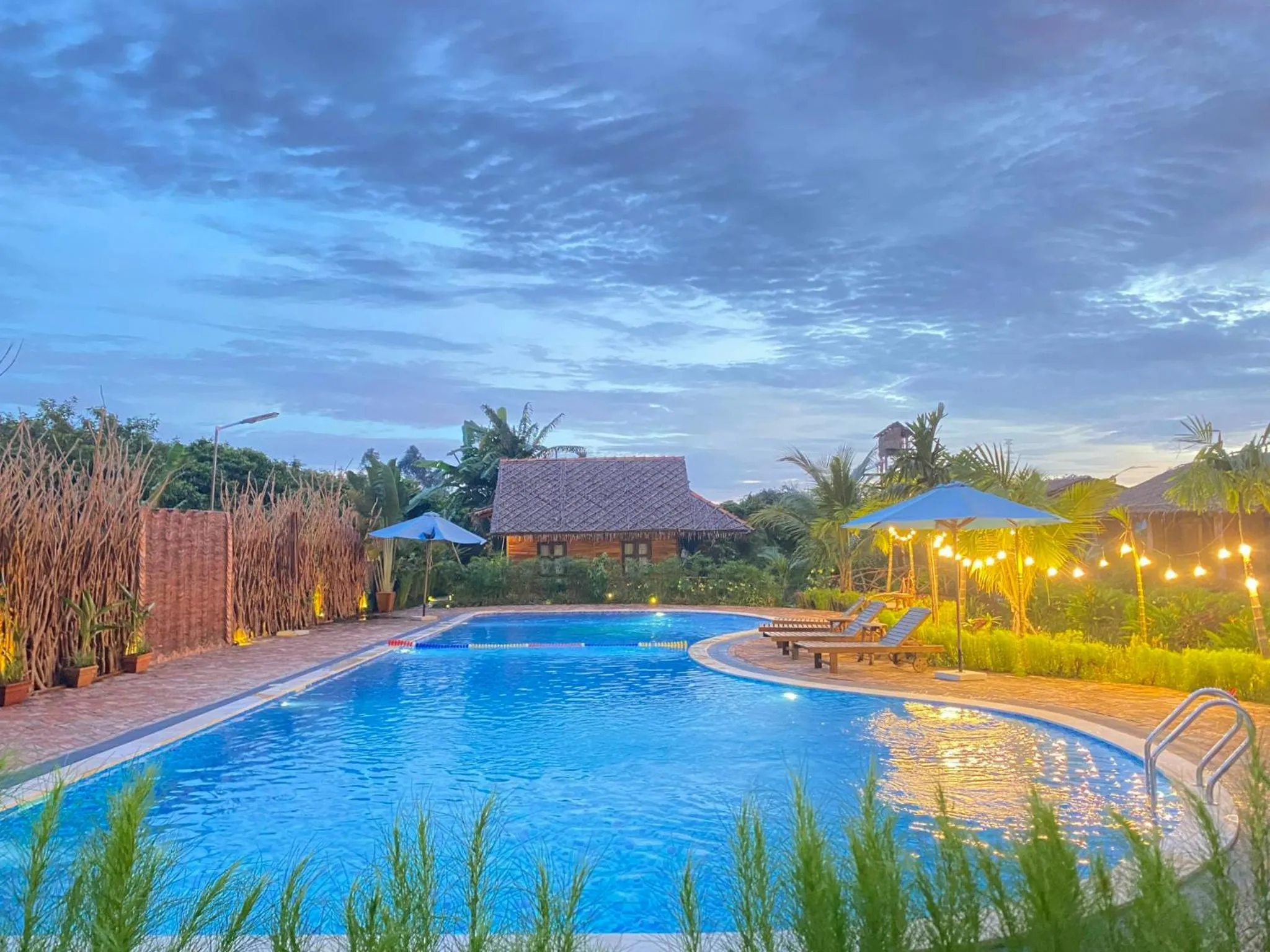 Swimming pool in MEKONG SILT ECOLODGE