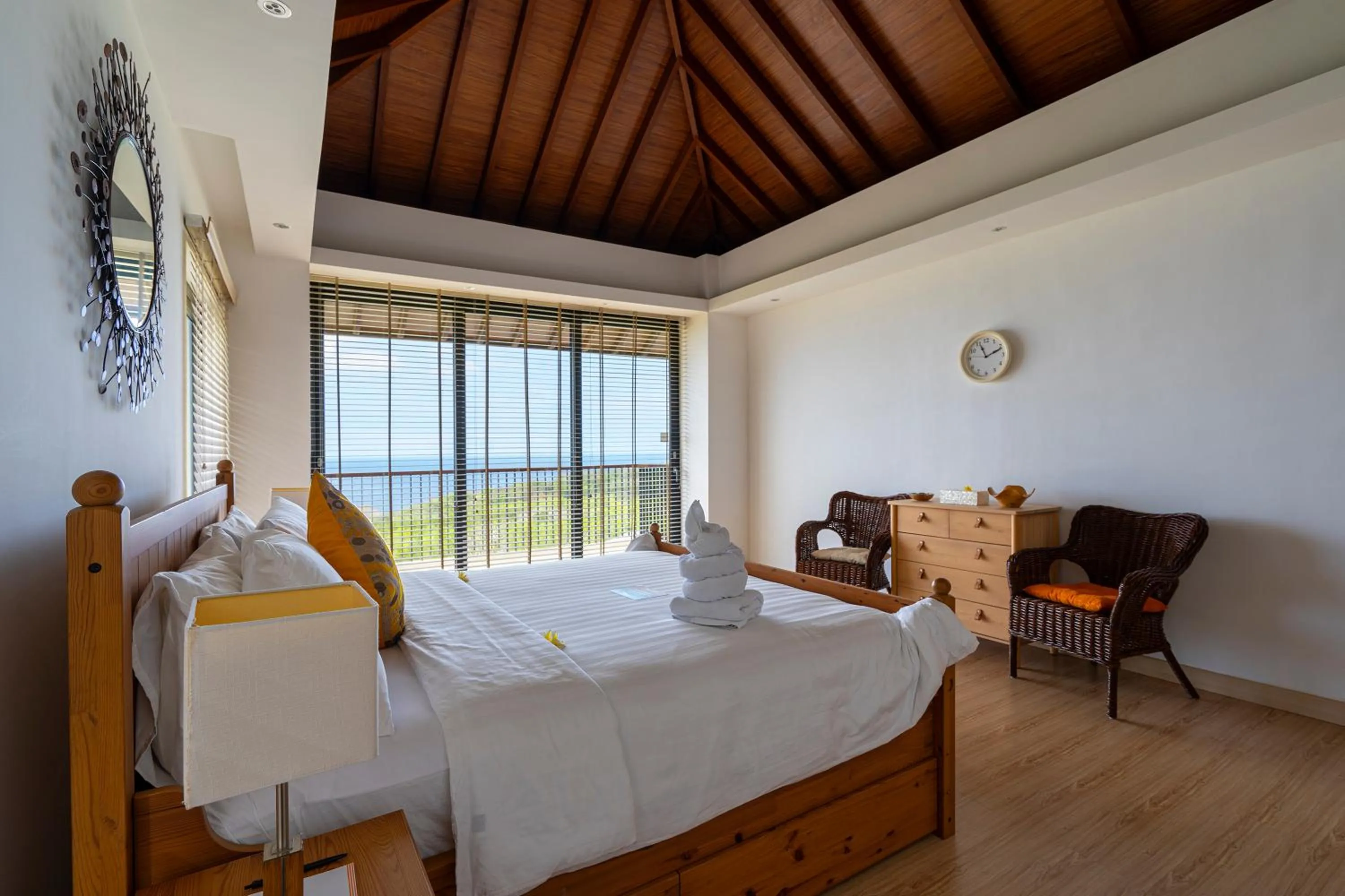 Bed in Moritz Palm Villa