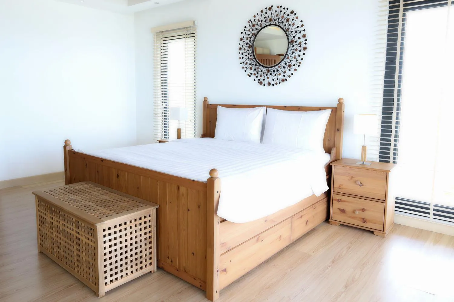 Bed in Moritz Palm Villa