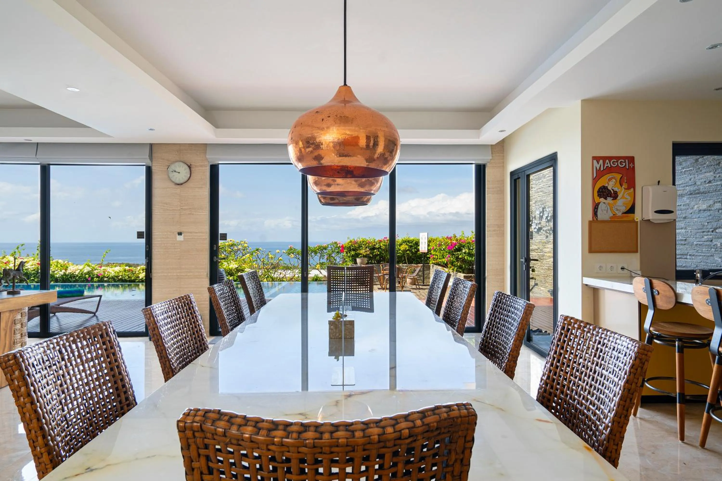 Dining area in Moritz Palm Villa