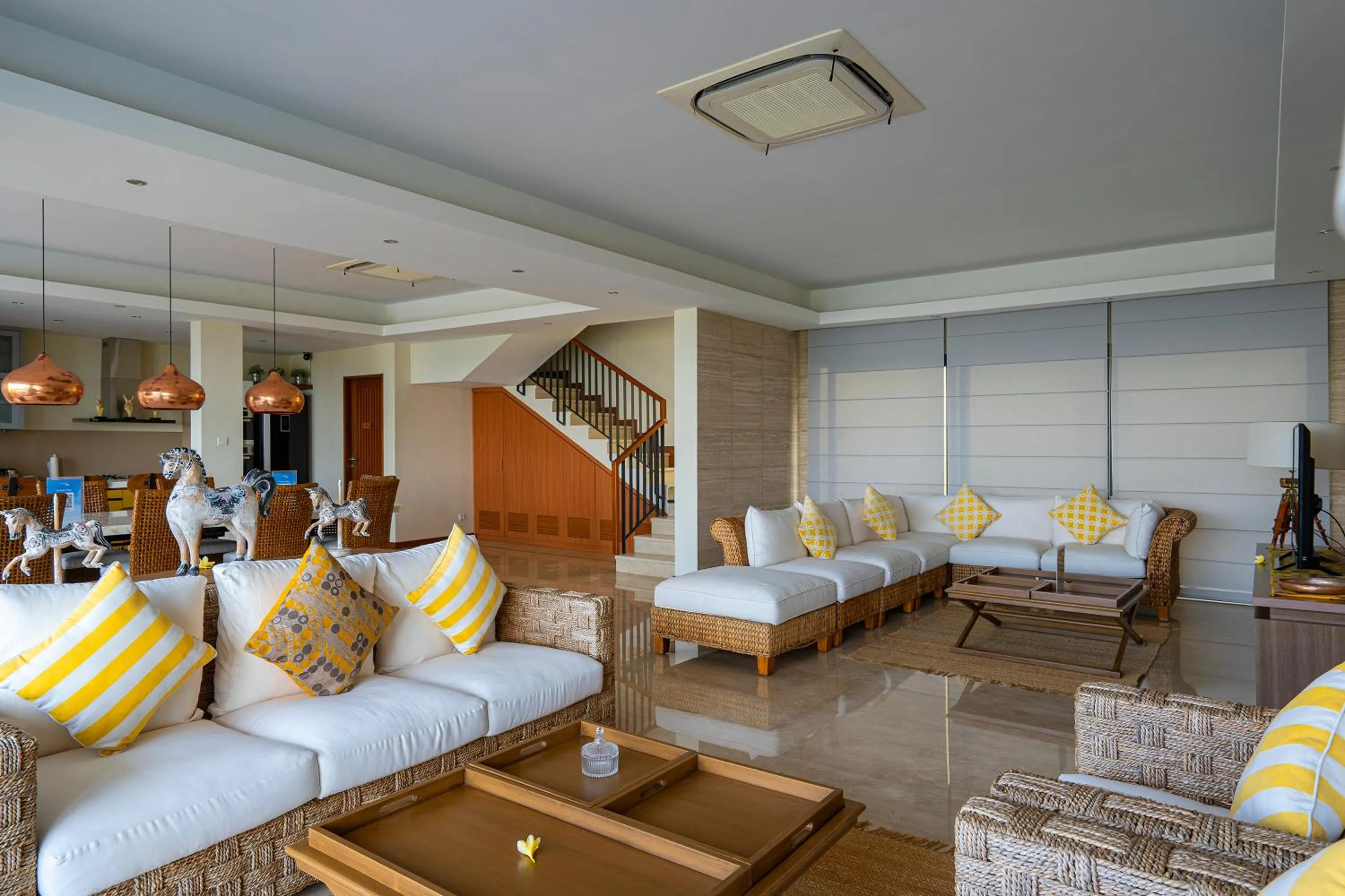 Living room in Moritz Palm Villa