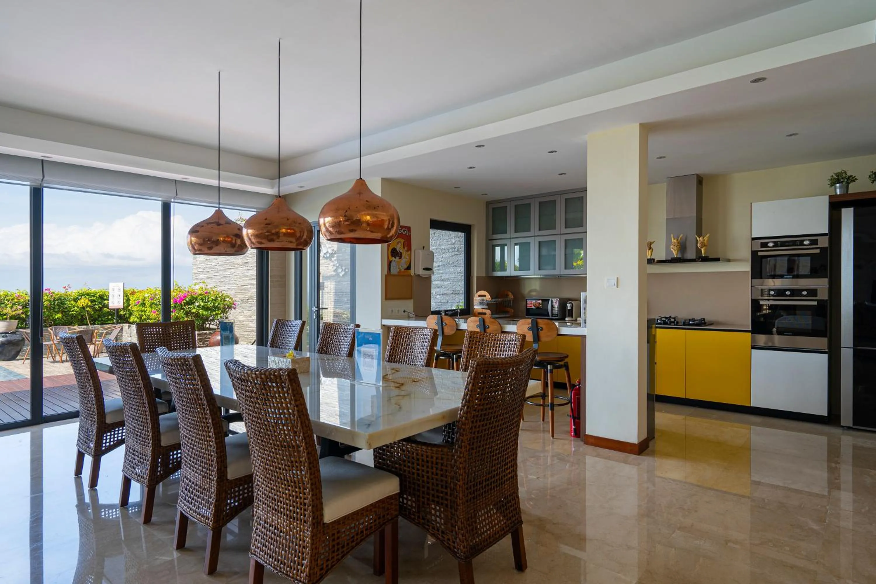 Kitchen or kitchenette in Moritz Palm Villa