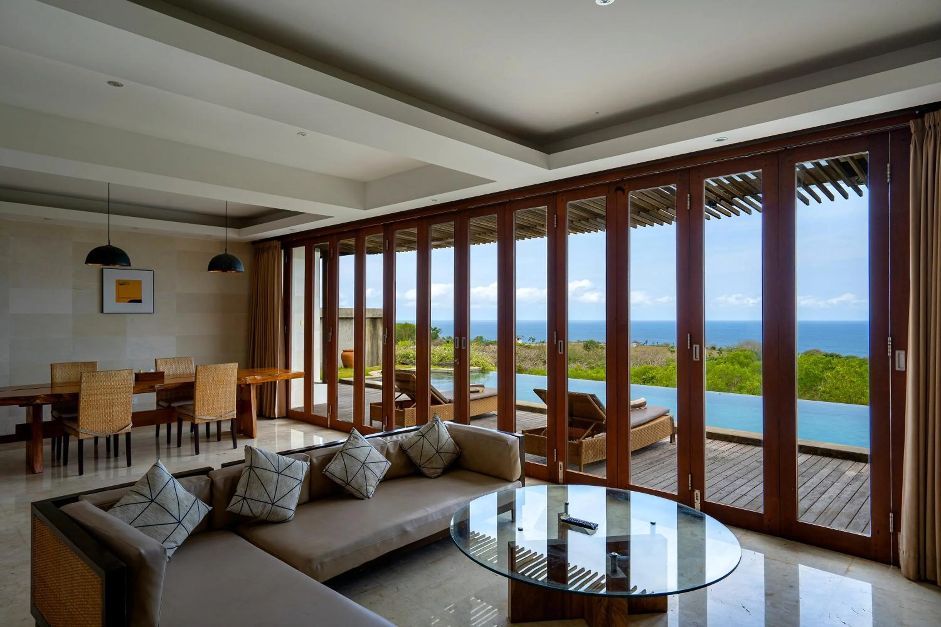 Living room in Moritz Palm Villa