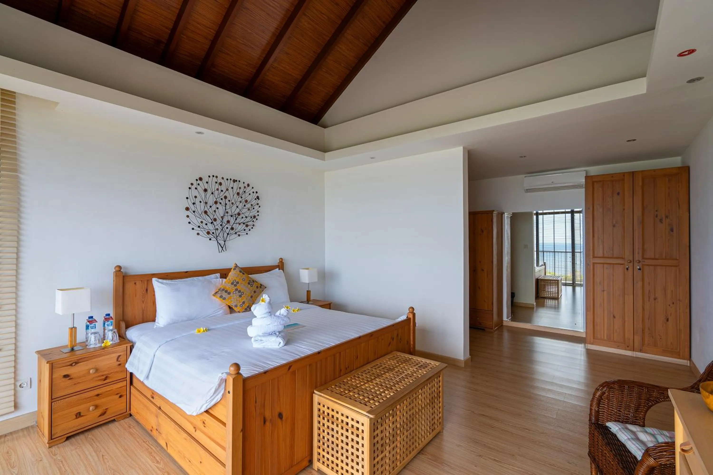 Bed in Moritz Palm Villa