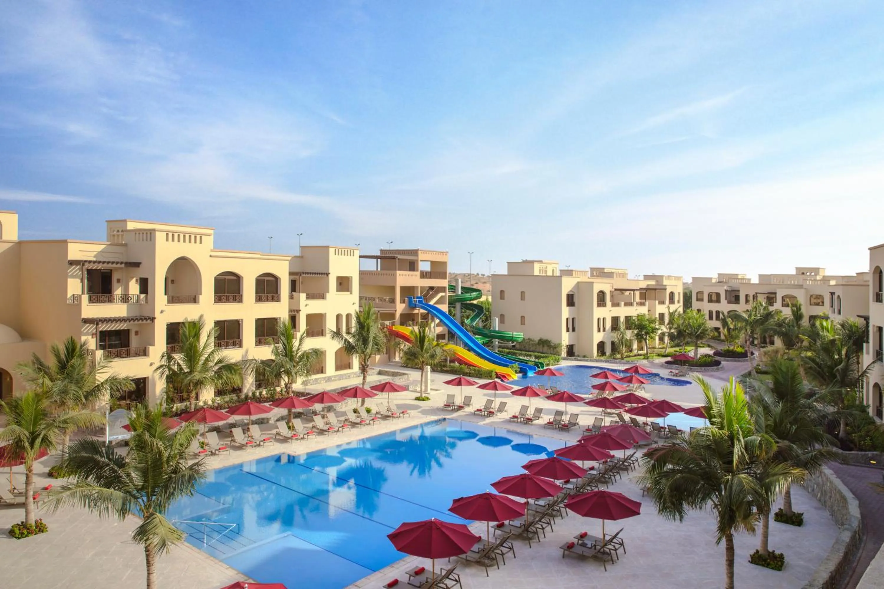 Aqua park in The Cove Rotana Resort - Ras Al Khaimah