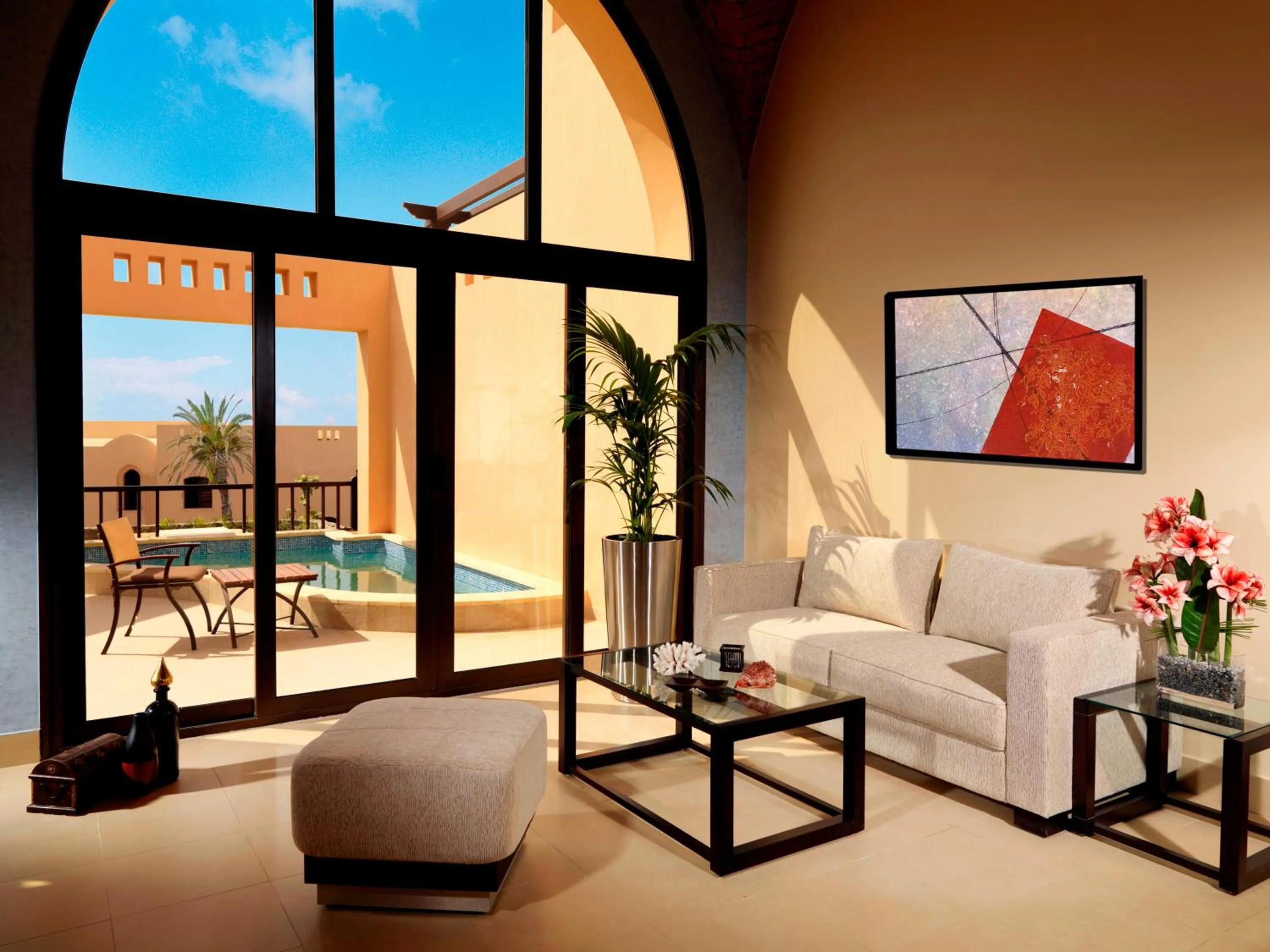 Living room in The Cove Rotana Resort - Ras Al Khaimah