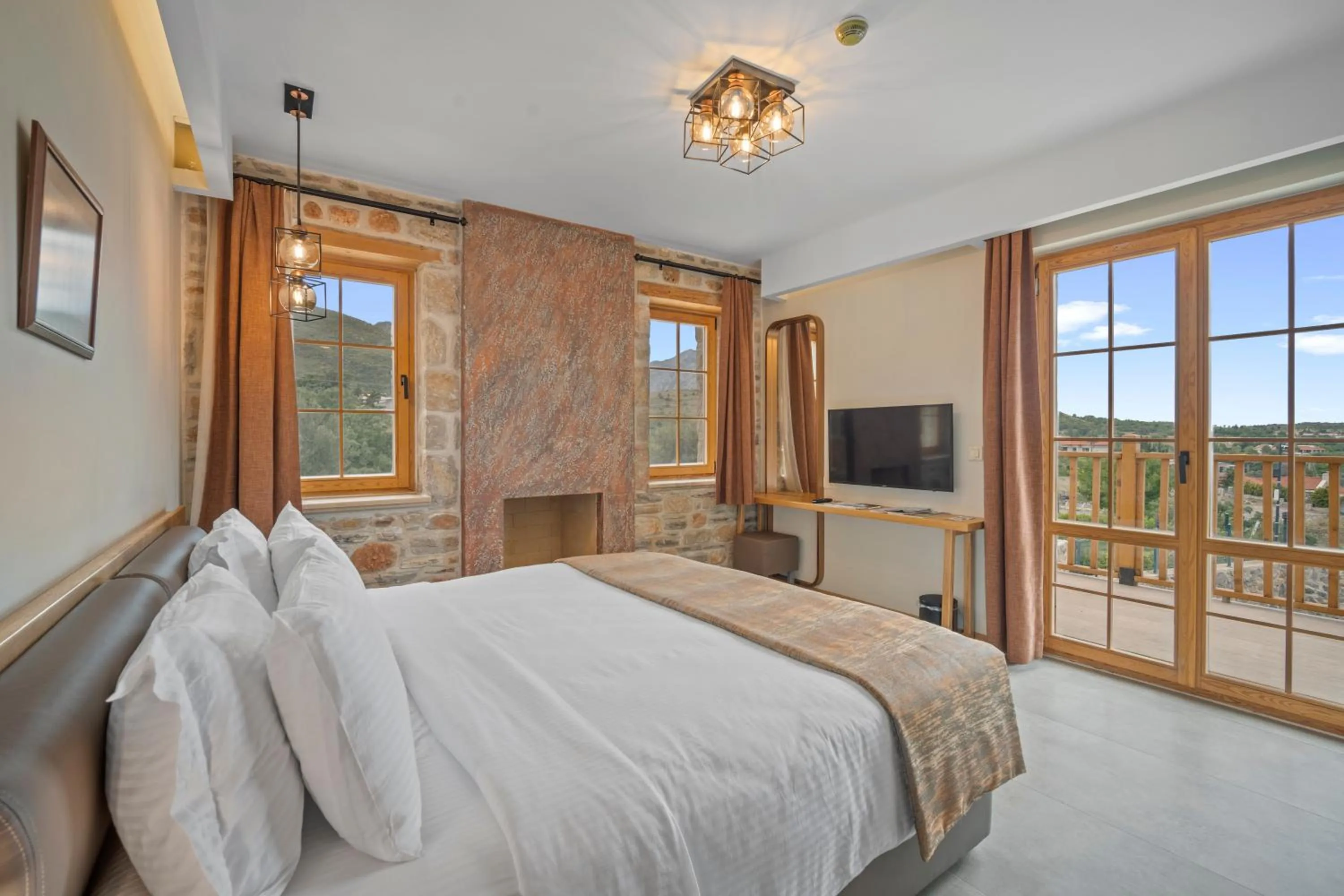 Natural landscape, Bed in ZEYT INN HOTEL