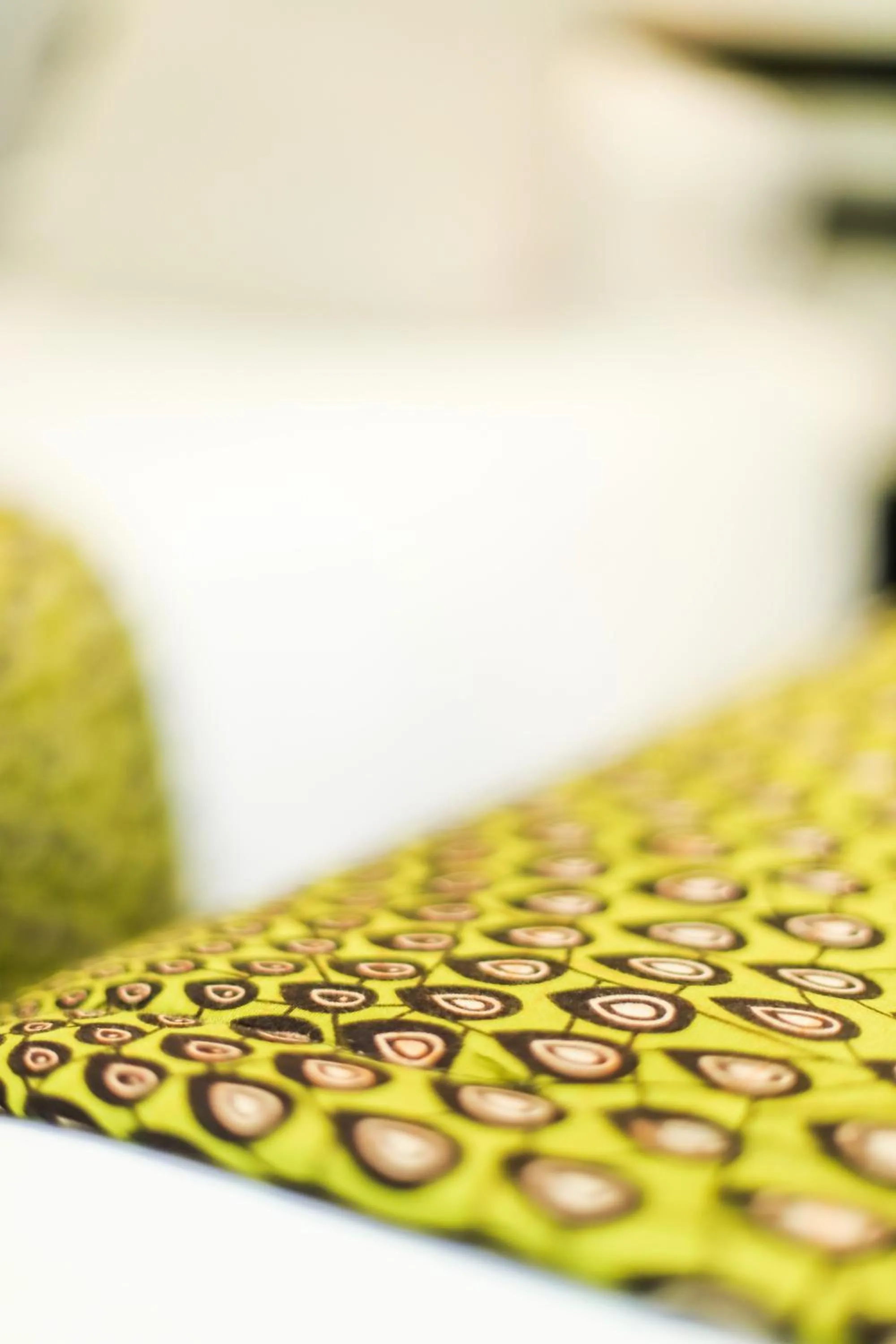 Decorative detail, Bed in Mantenga Lodge