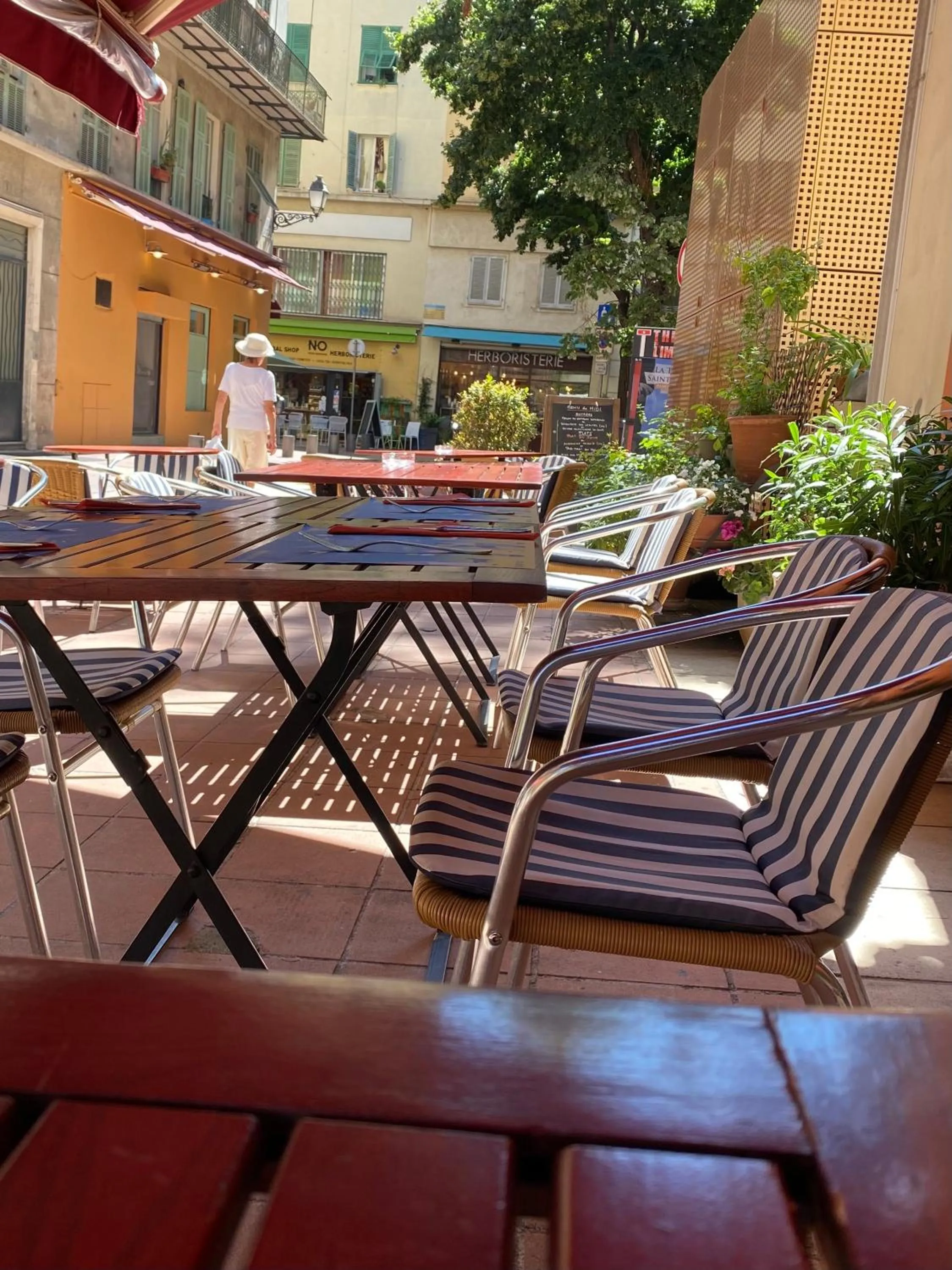 Patio in Hotel Villa La Tour
