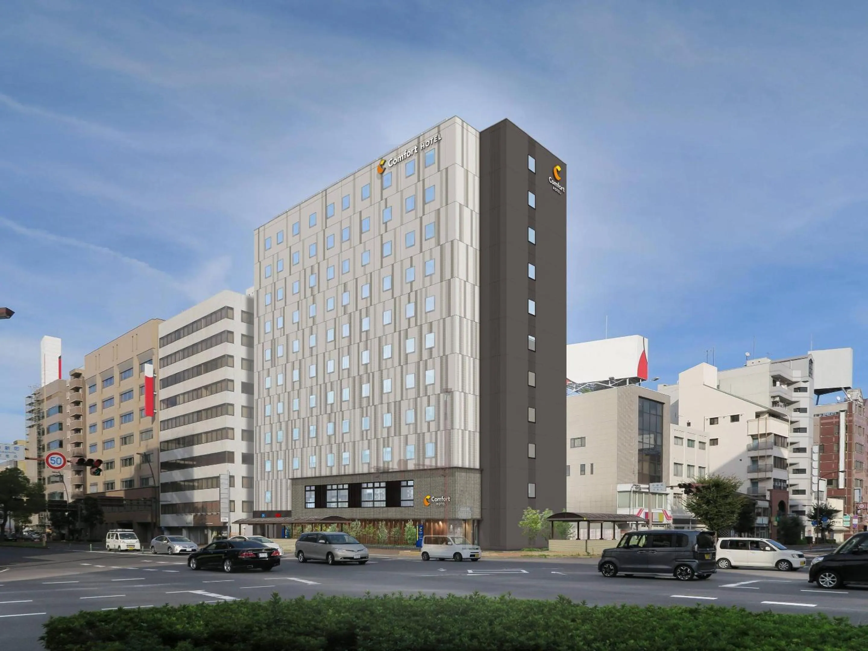 Property building in Comfort Hotel Takamatsu