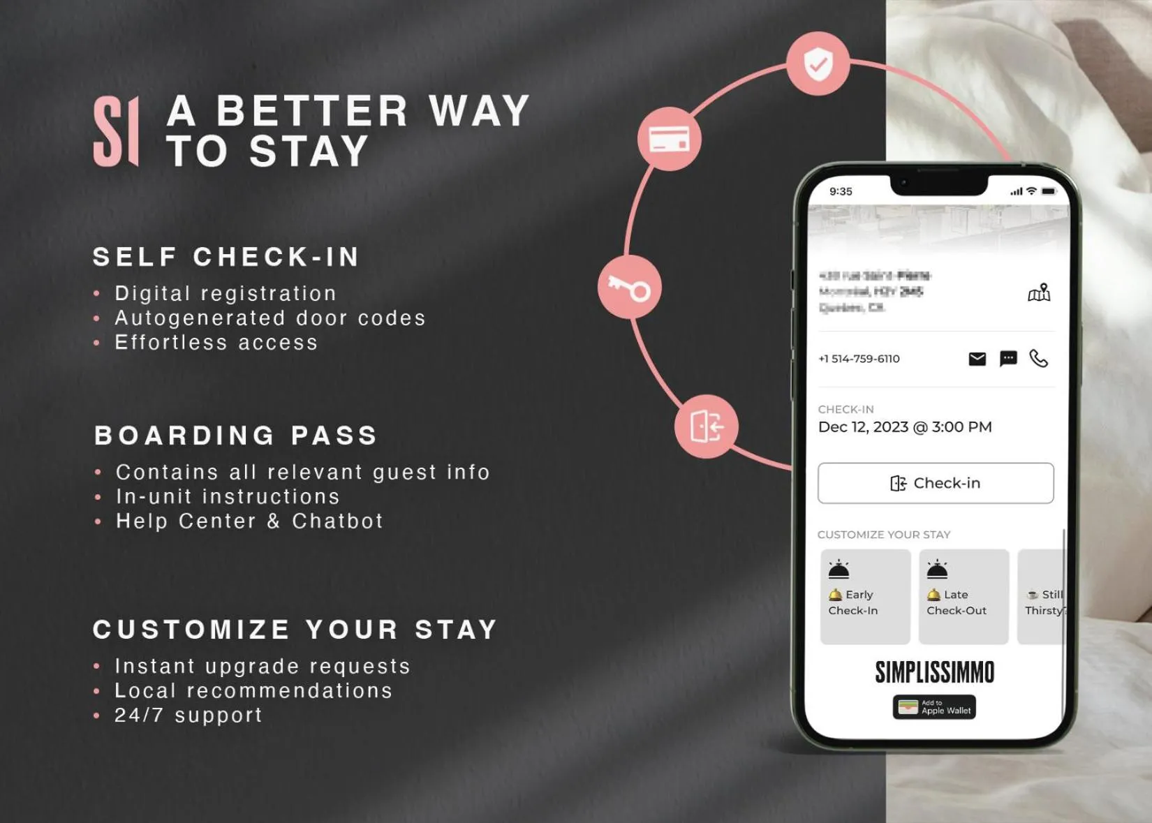 Text overlay in David Hotel