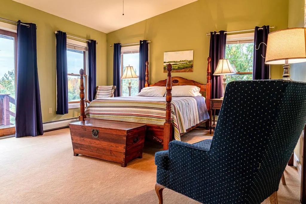 Bed in Point Au Roche Lodge