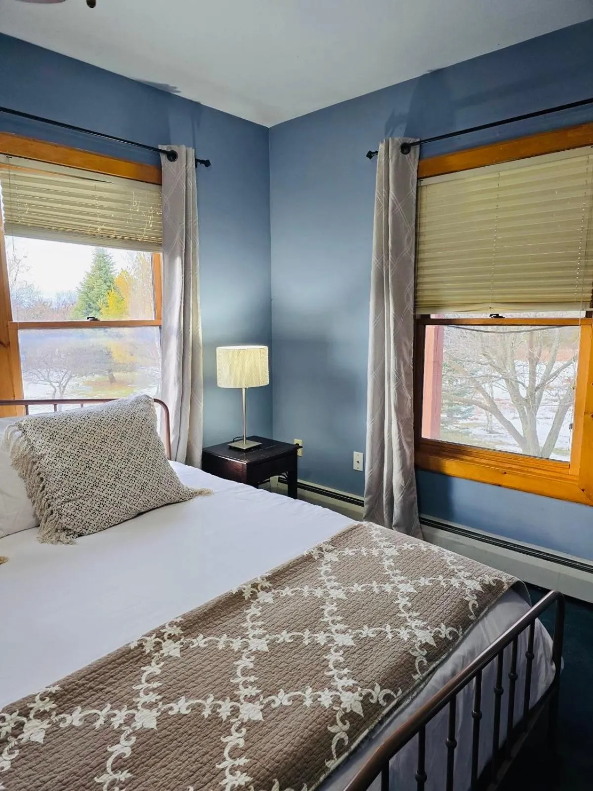 Bed in Point Au Roche Lodge