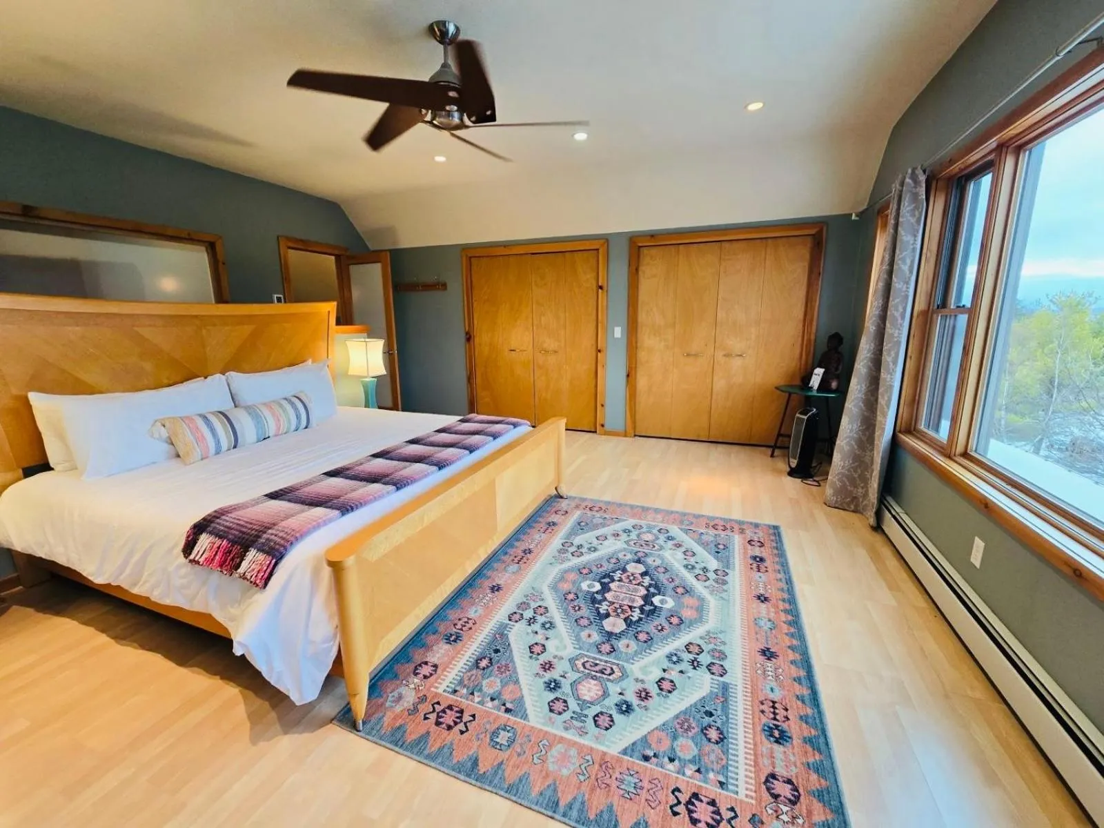 Bed in Point Au Roche Lodge