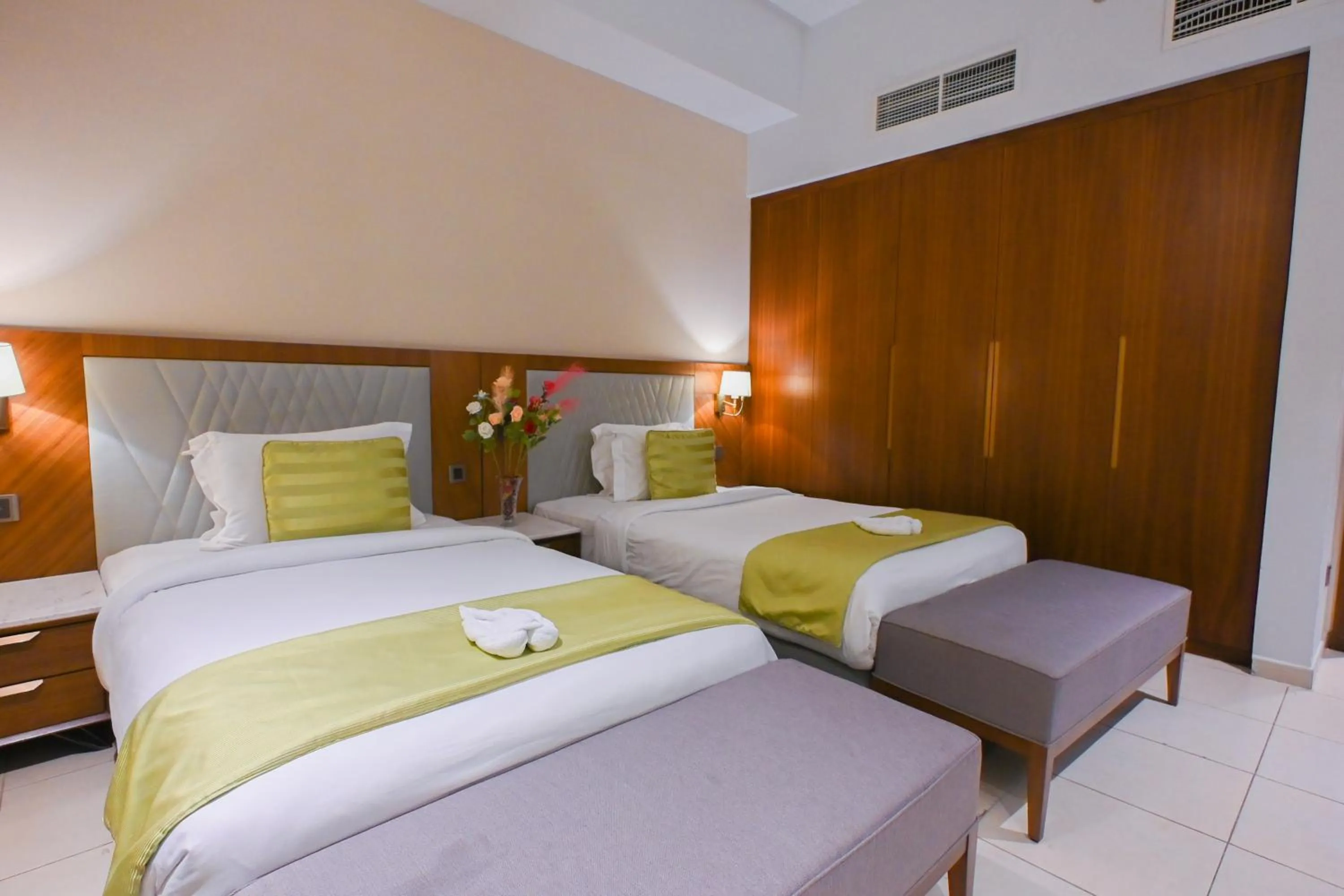 Photo of the whole room, Bed in Ramee Palace Hotel