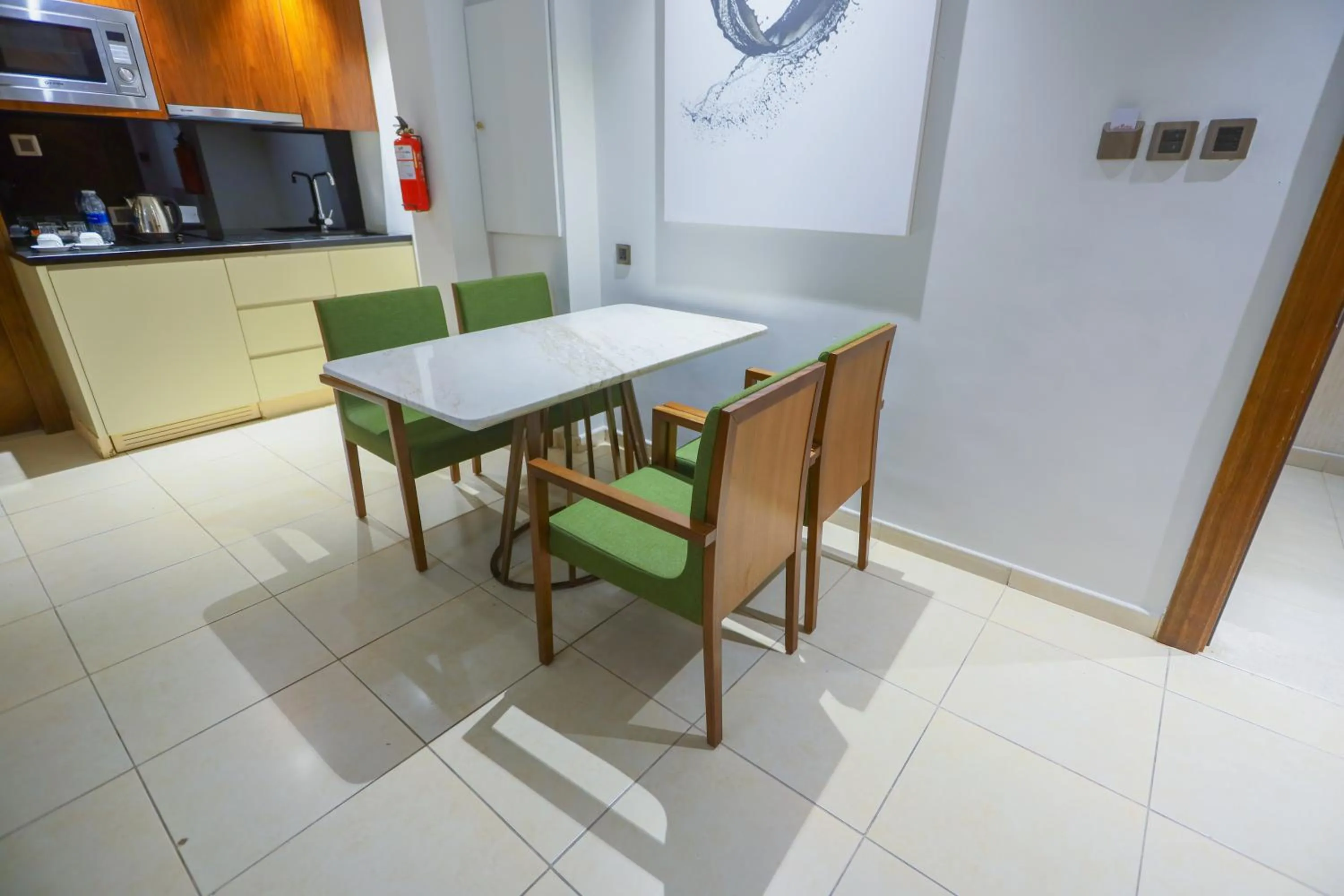 Dining area in Ramee Palace Hotel