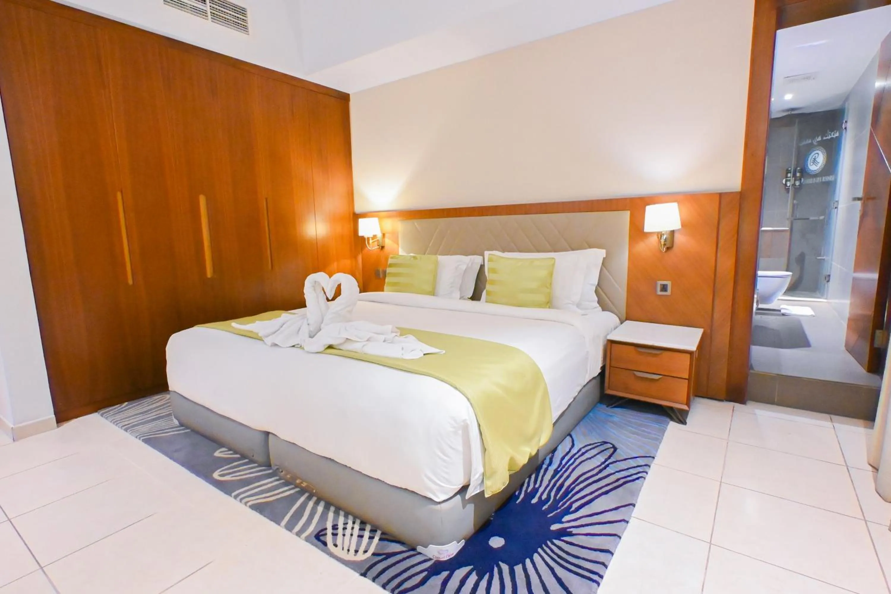 Photo of the whole room, Bed in Ramee Palace Hotel