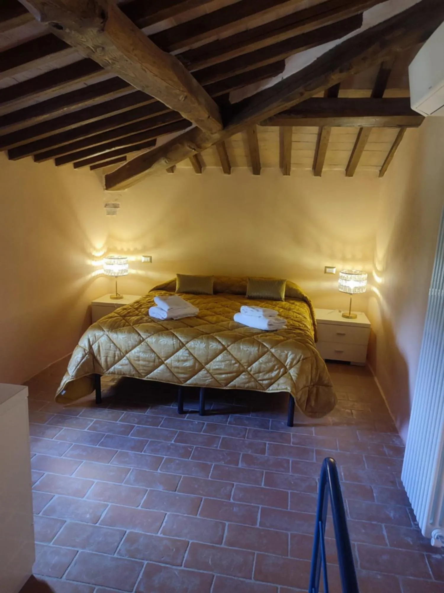Bed in Cordella in Montalcino Wine Resort