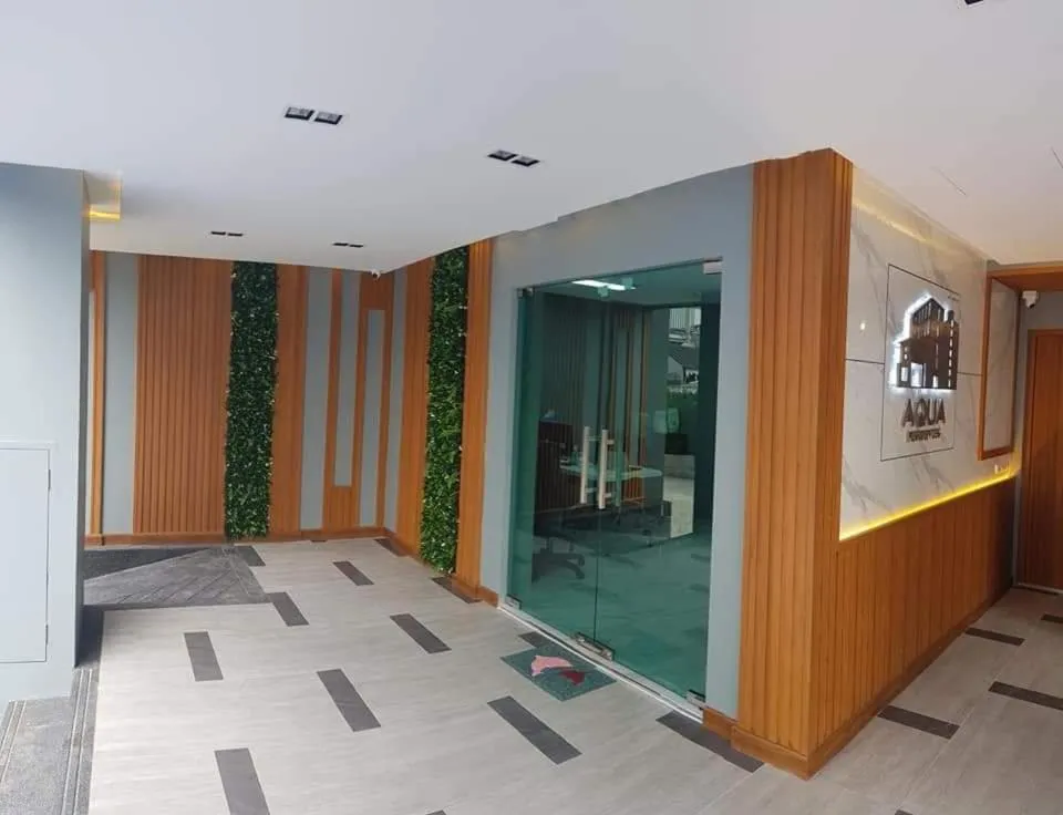 Facade/entrance in Aqua Residences อควา เรสซิเดนซ์ ห้องพักใหม่ให้เช่า ติดรถไฟฟ้าสถานีวุฒากาศ