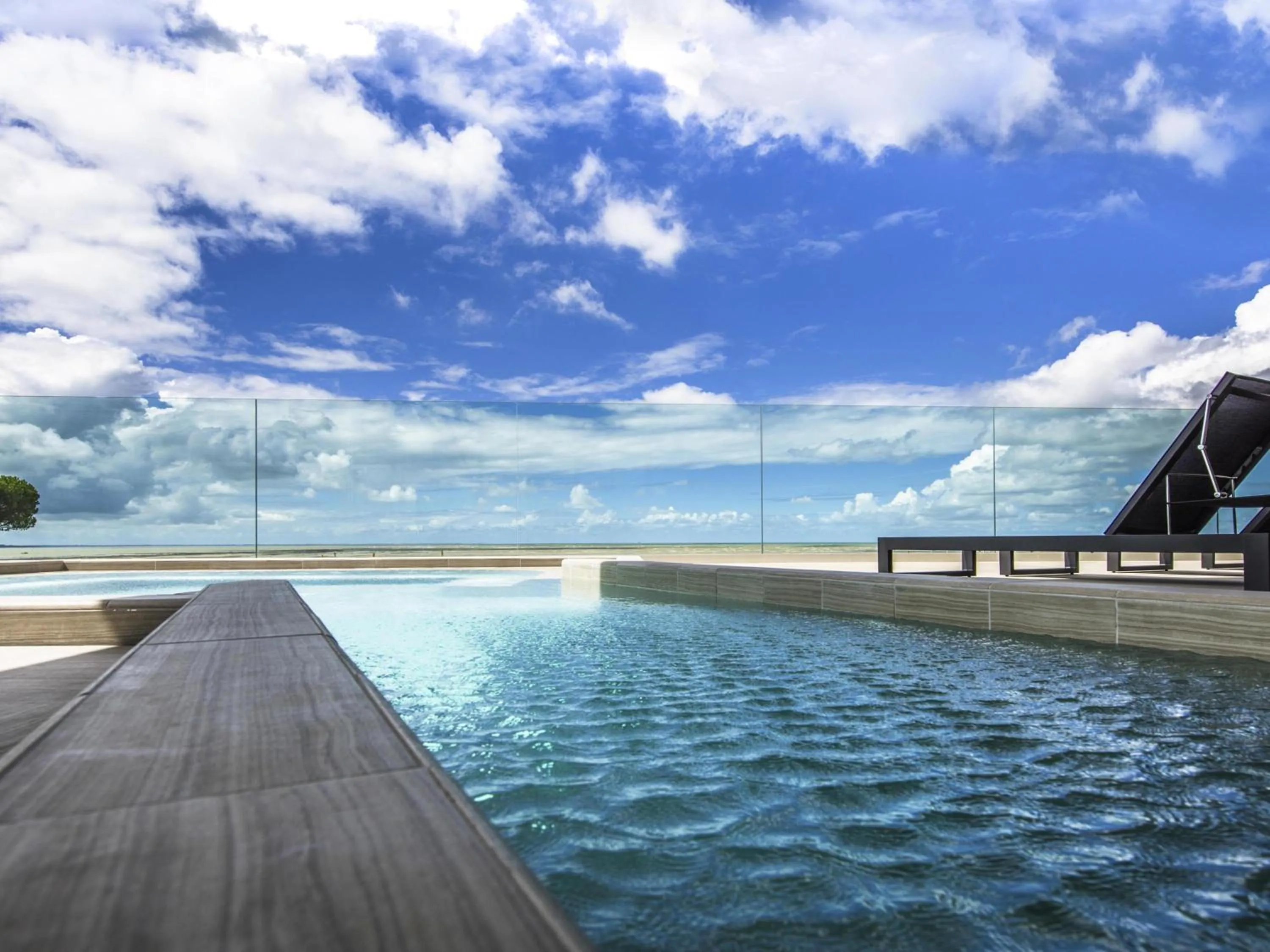 Pool view in La Grande Terrasse Hotel & Spa La Rochelle - MGallery Collection