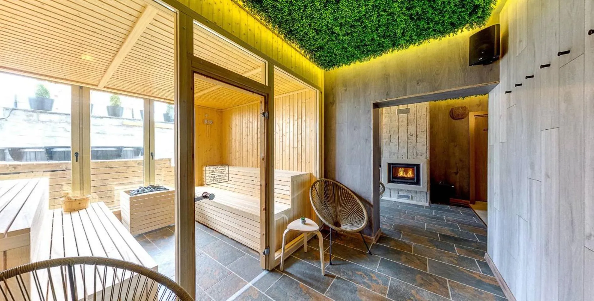 Sauna in BOUTIQUE Hotel ENTRY E