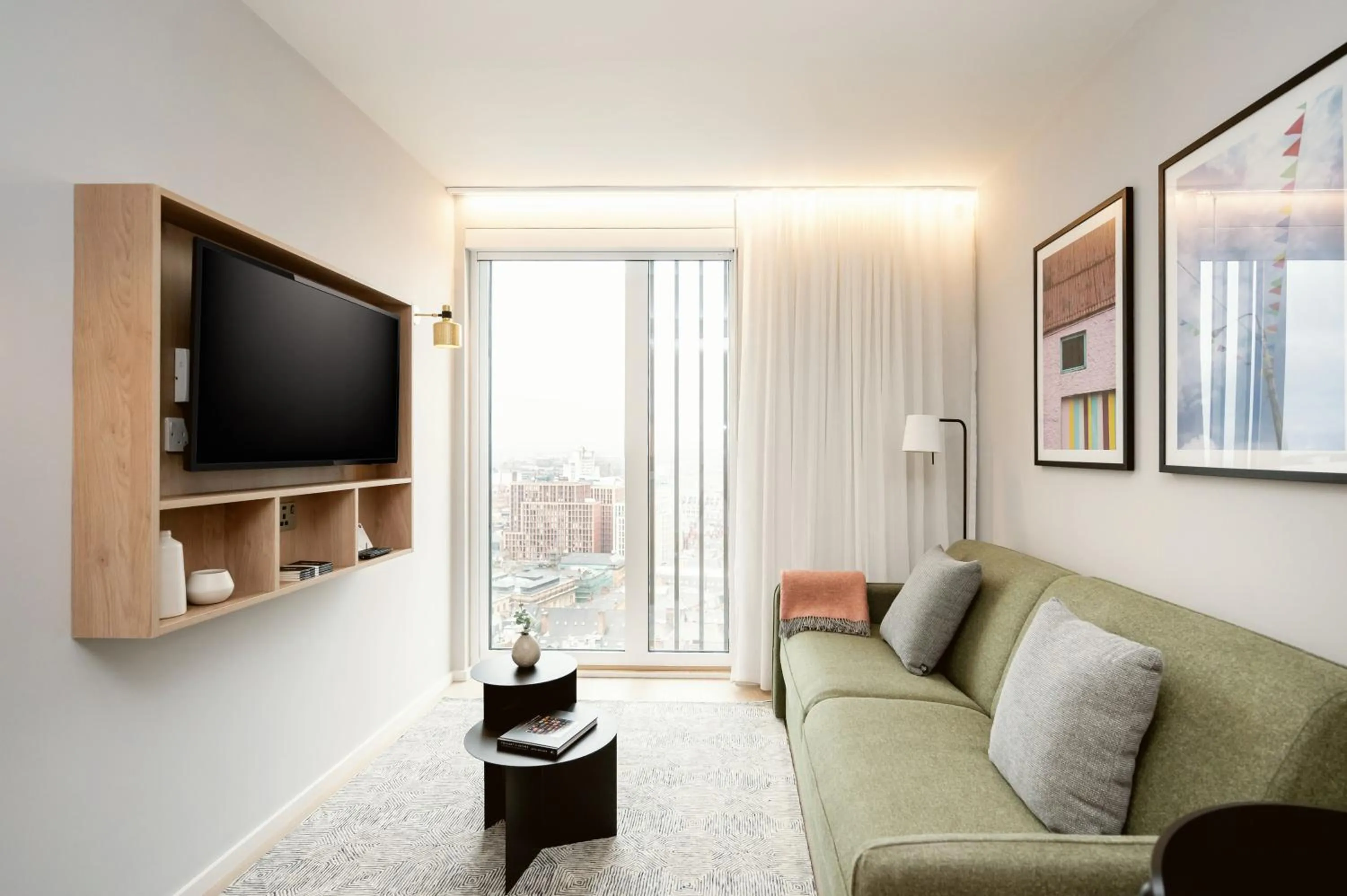 Living room in Wilde Aparthotels Manchester City Centre