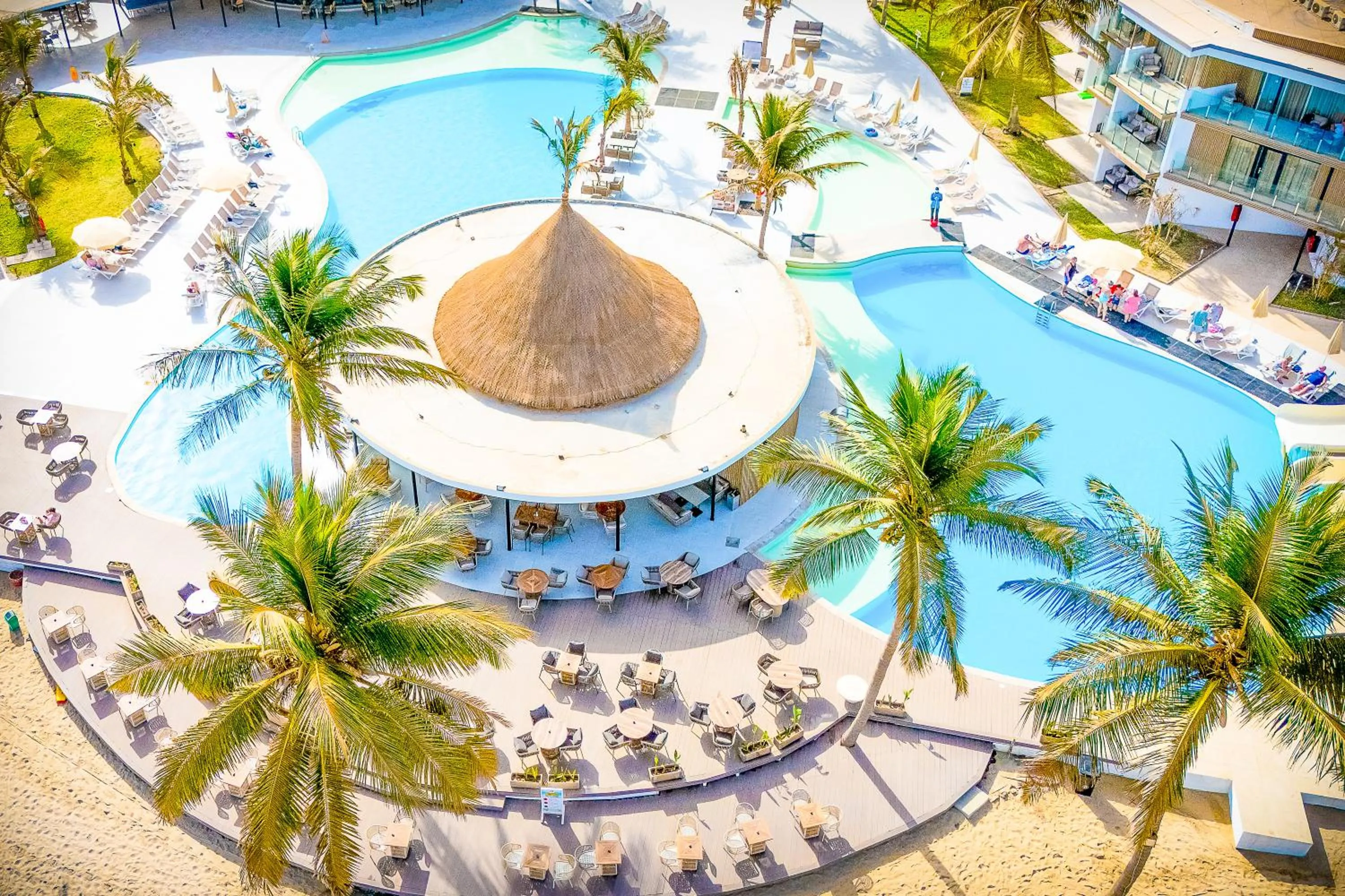 Bird's eye view in Kombo Beach Resort