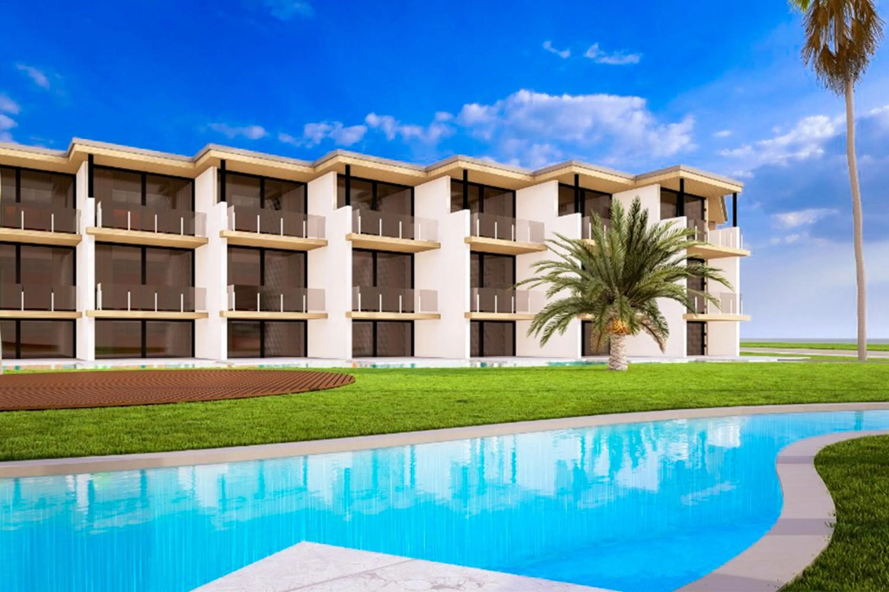 Swimming pool in Kombo Beach Resort