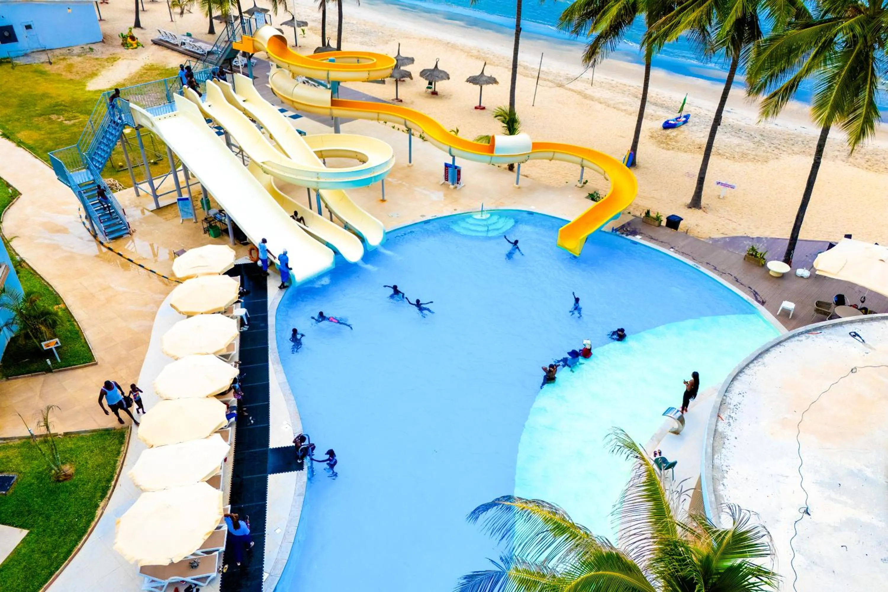 People in Kombo Beach Resort