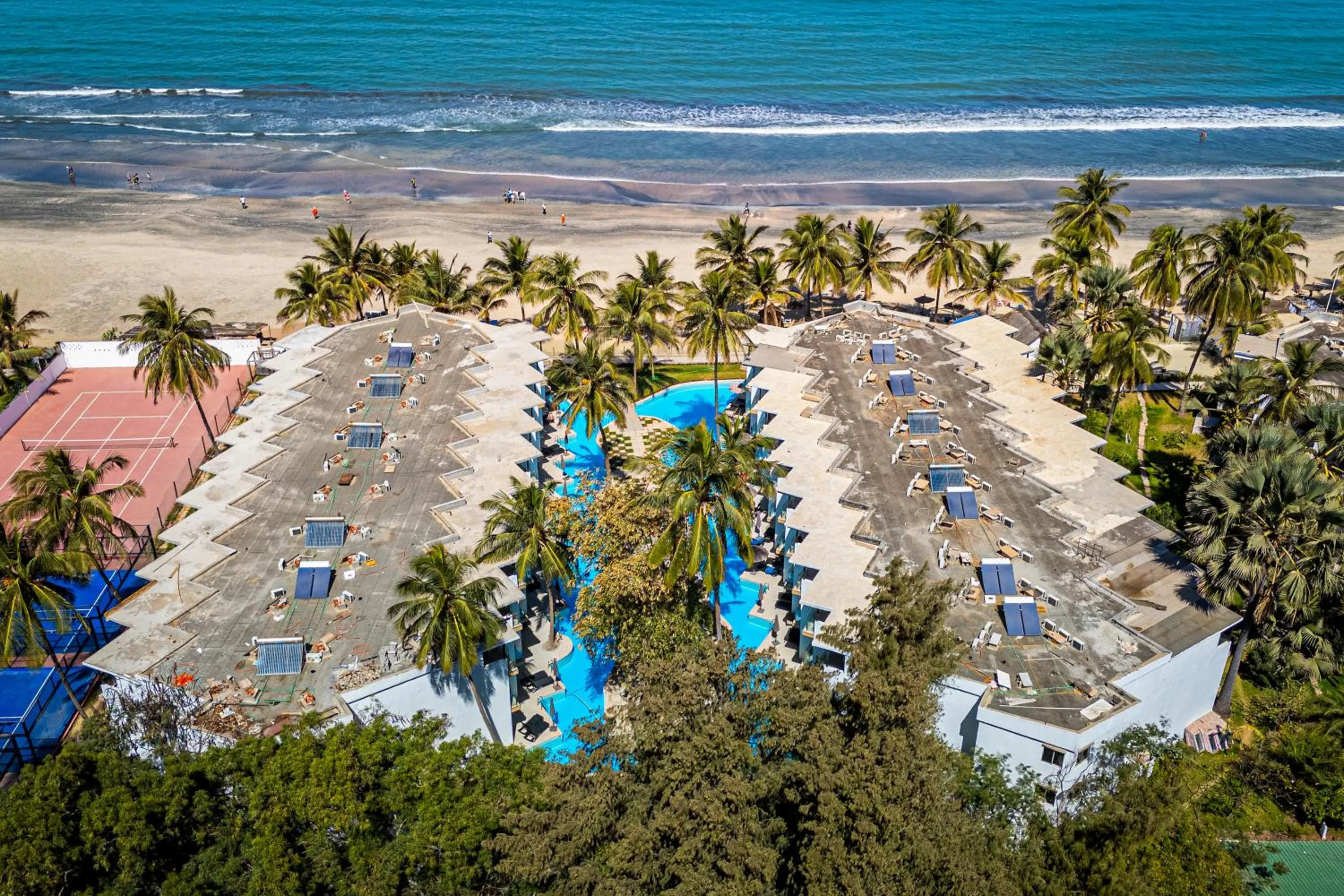 Bird's eye view in Kombo Beach Resort