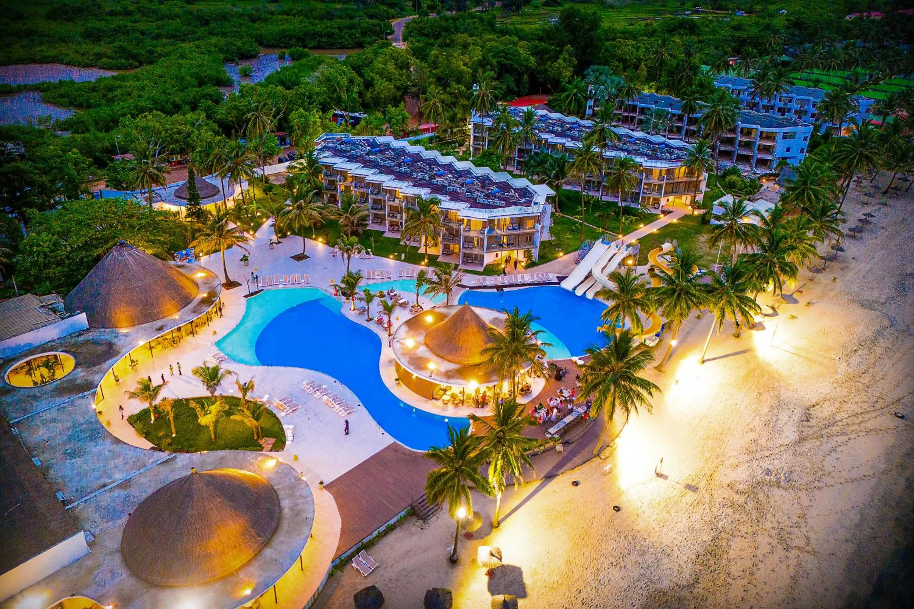 Property building in Kombo Beach Resort