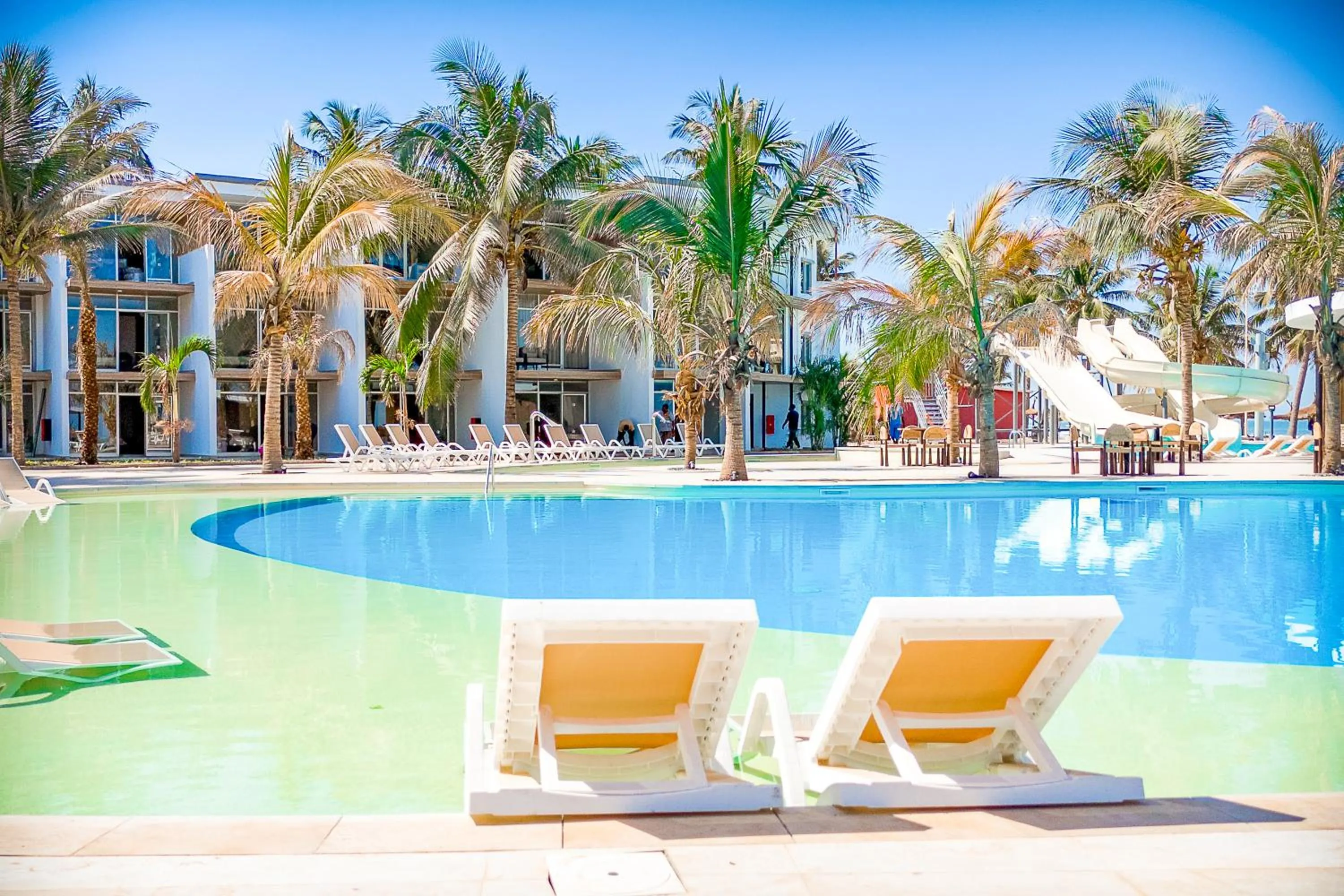 Pool view in Kombo Beach Resort