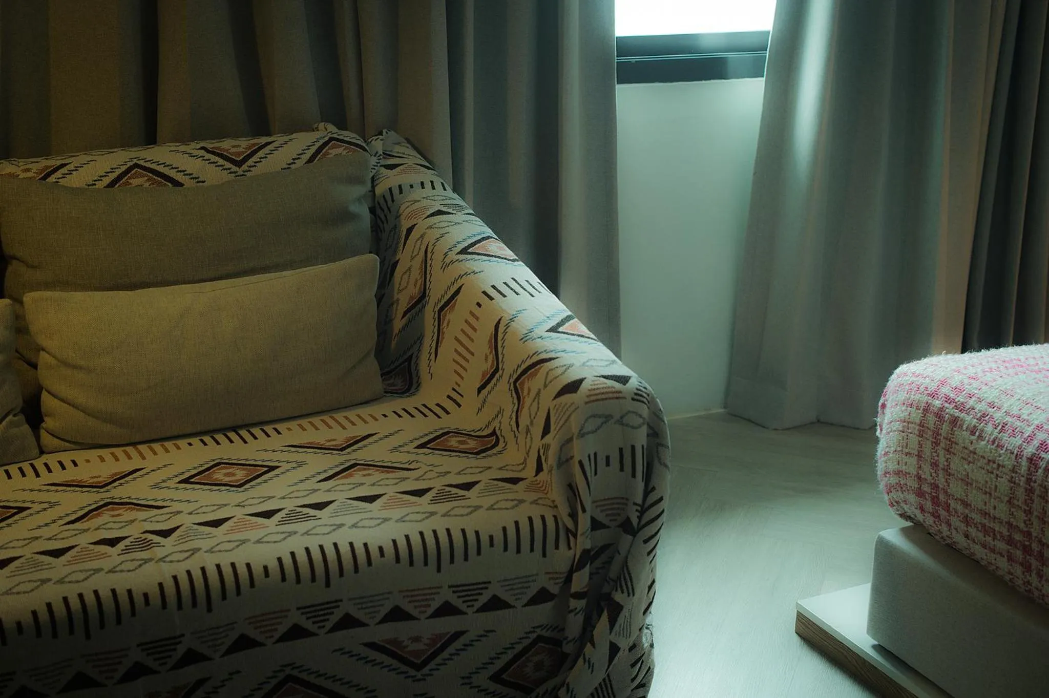 Seating area, Bed in Into the town krabi