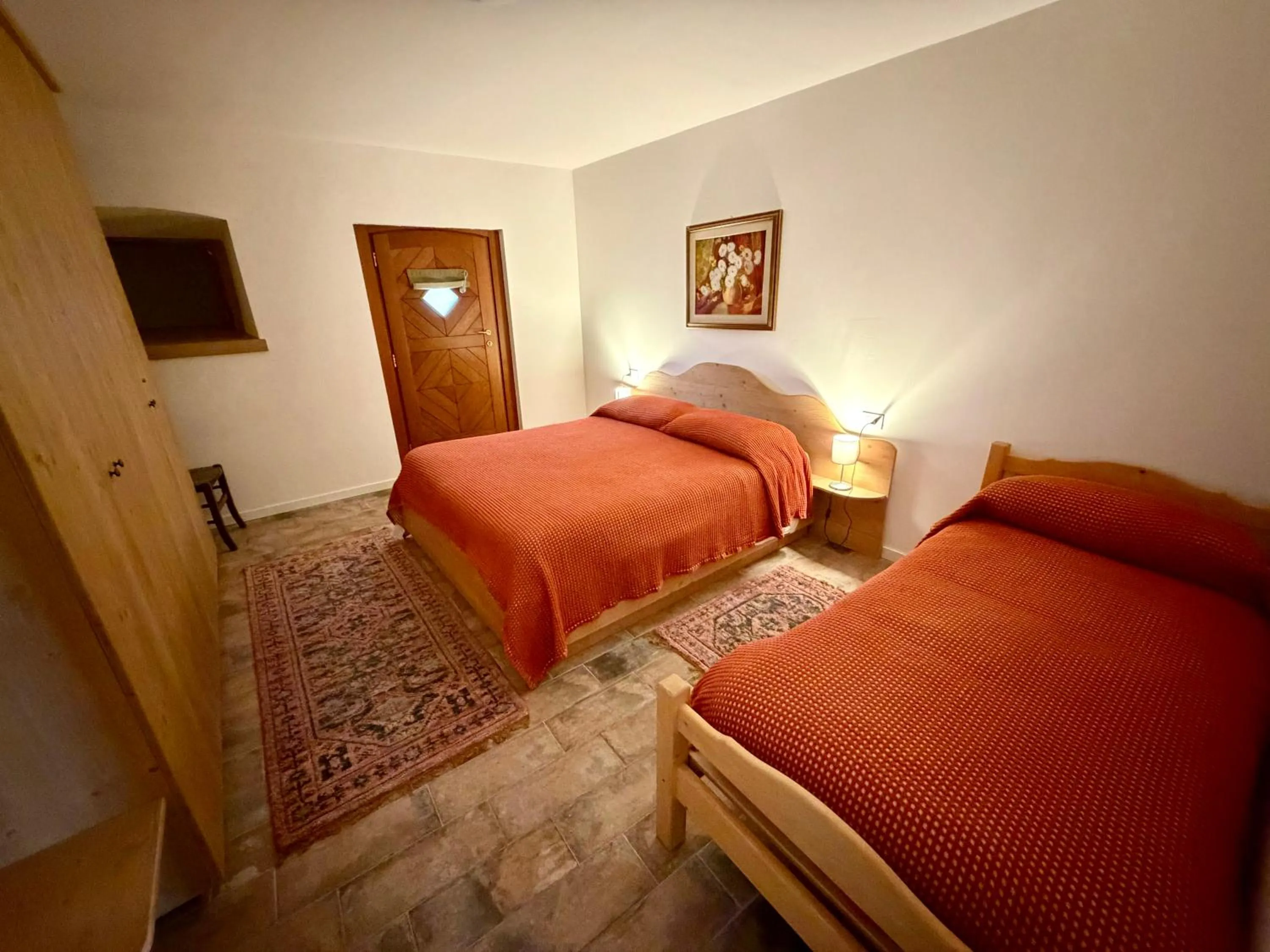Bed in AGRITURISMO FARE BIO