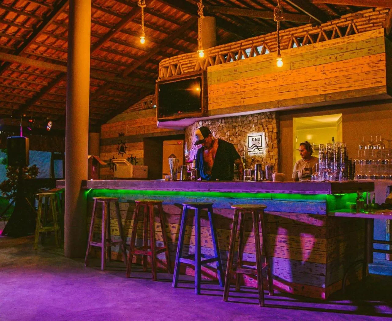 Lounge or bar in Pousada ON VIBE Cumbuco