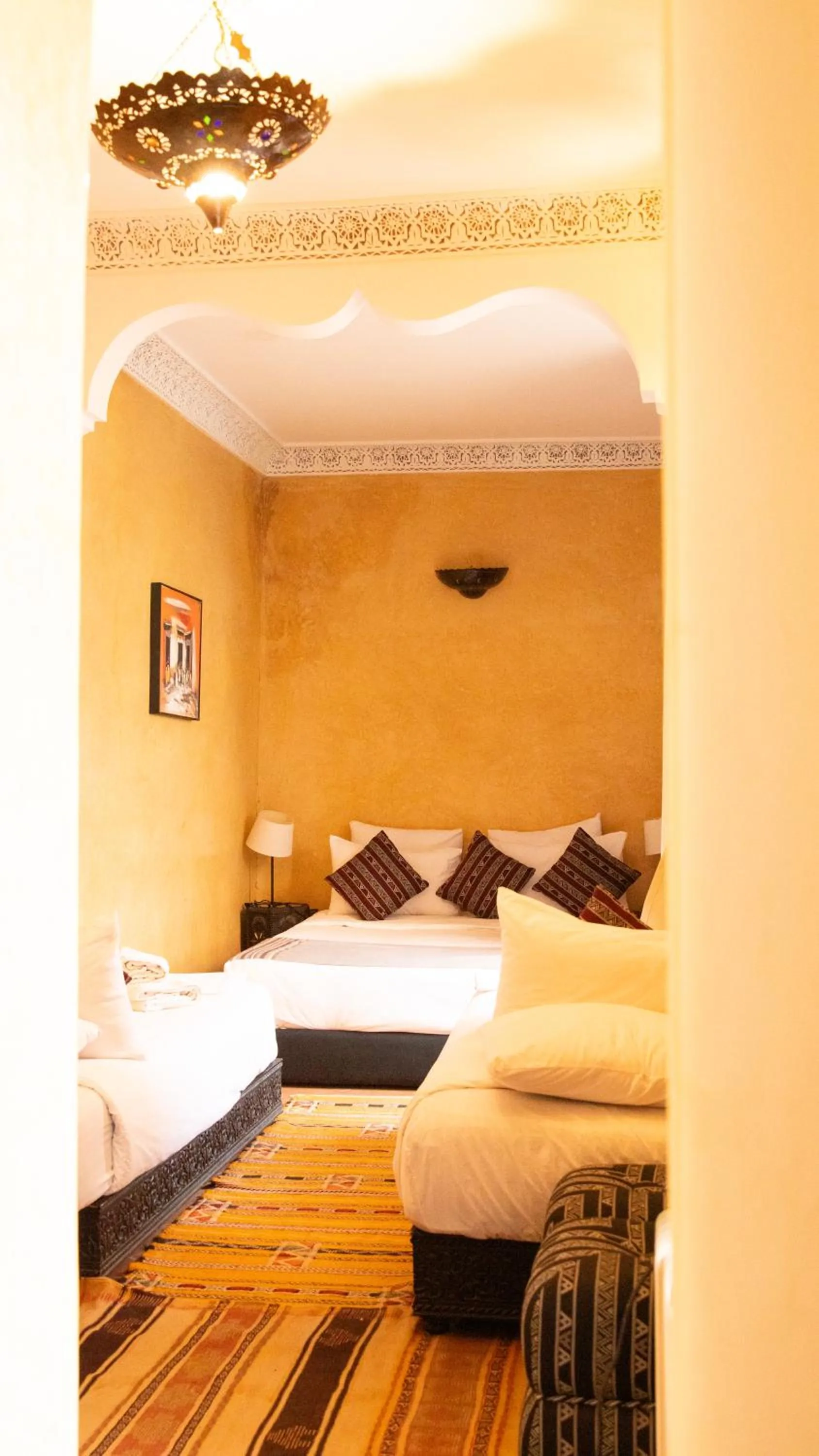 Bed in Riad Amegrad