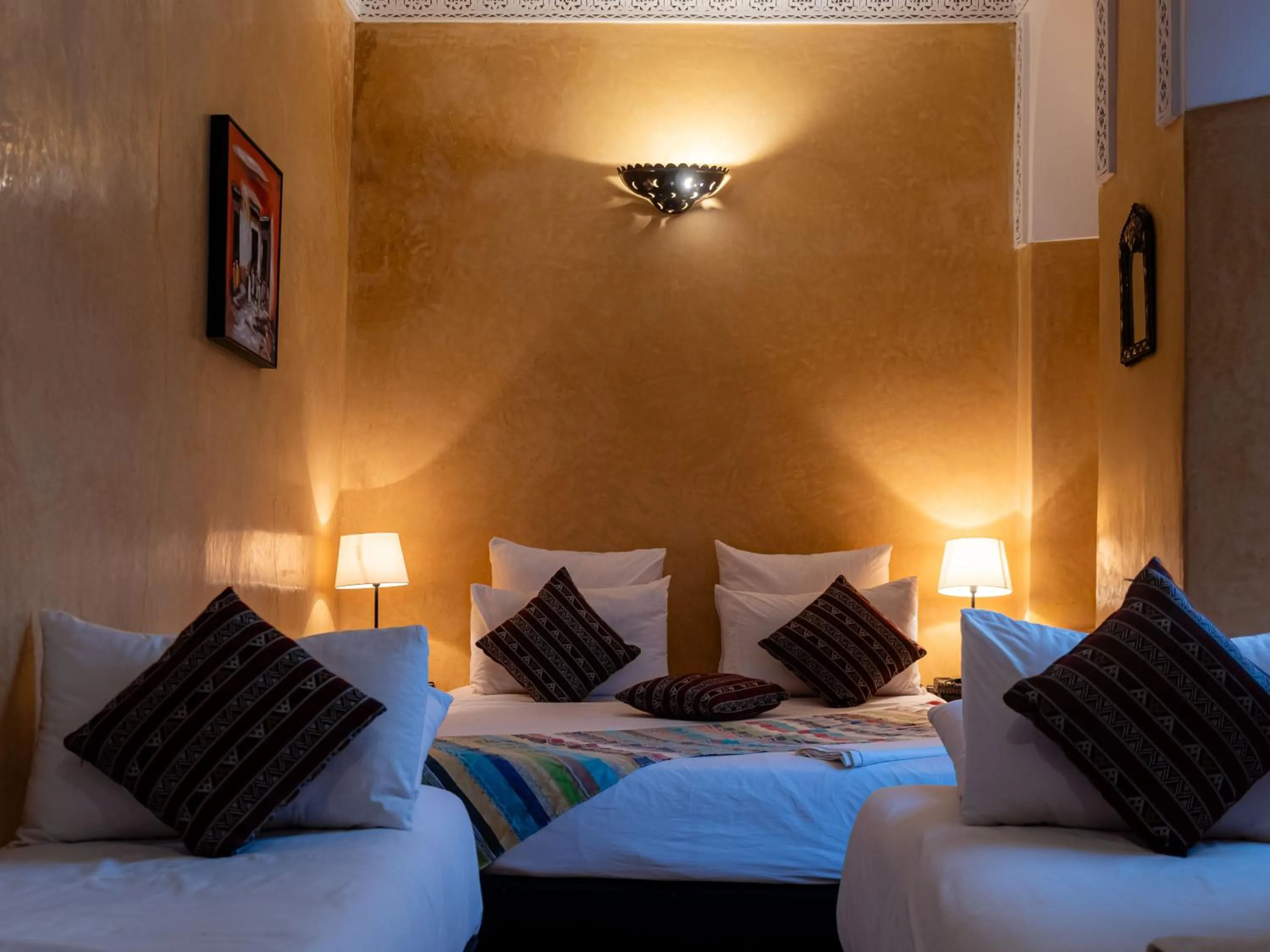 Bed in Riad Amegrad