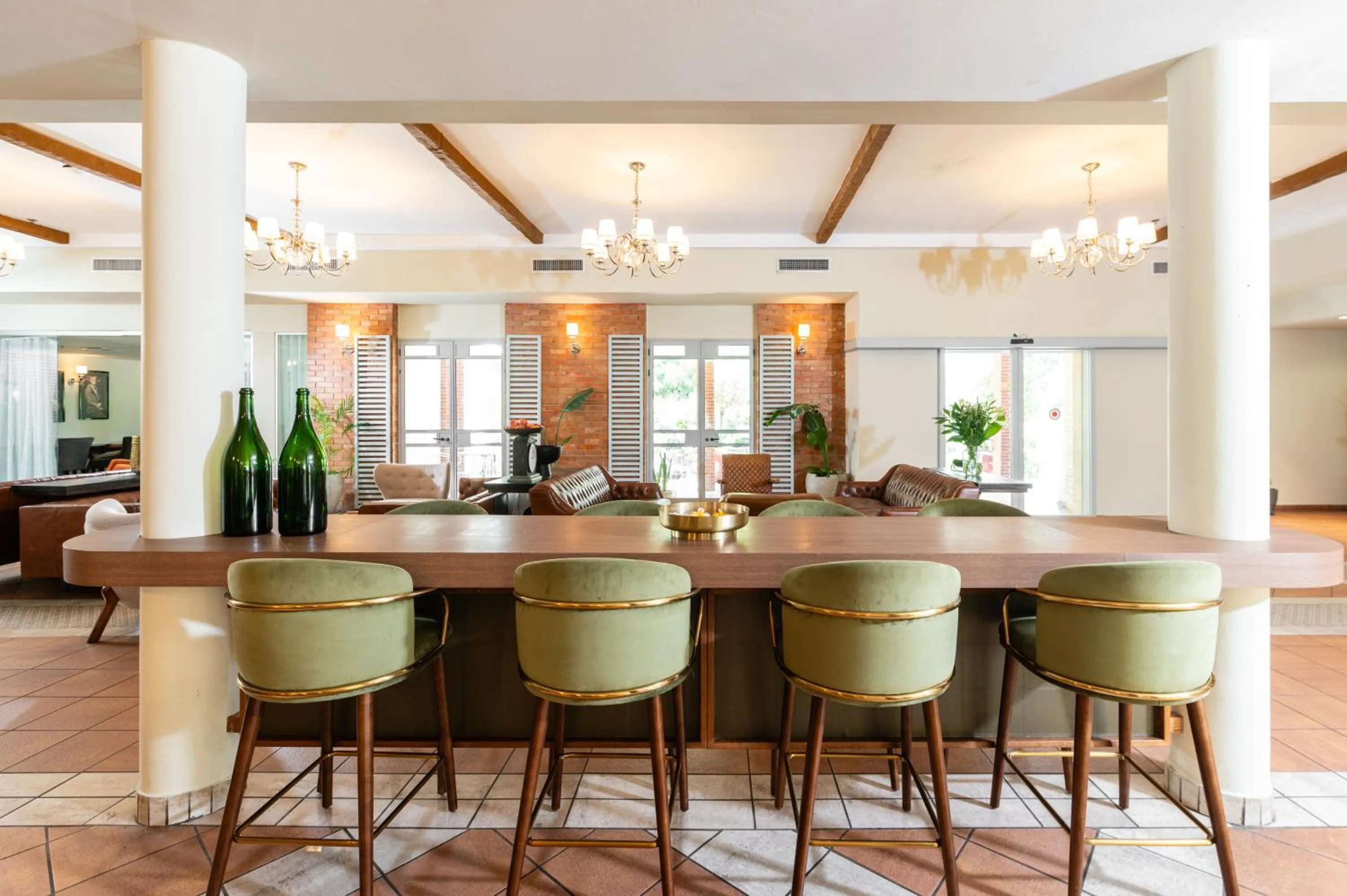 Dining area in Eden Inn