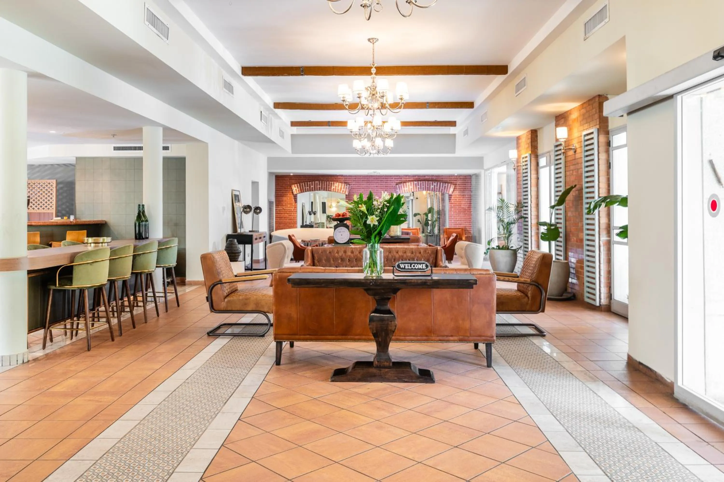 Living room in Eden Inn