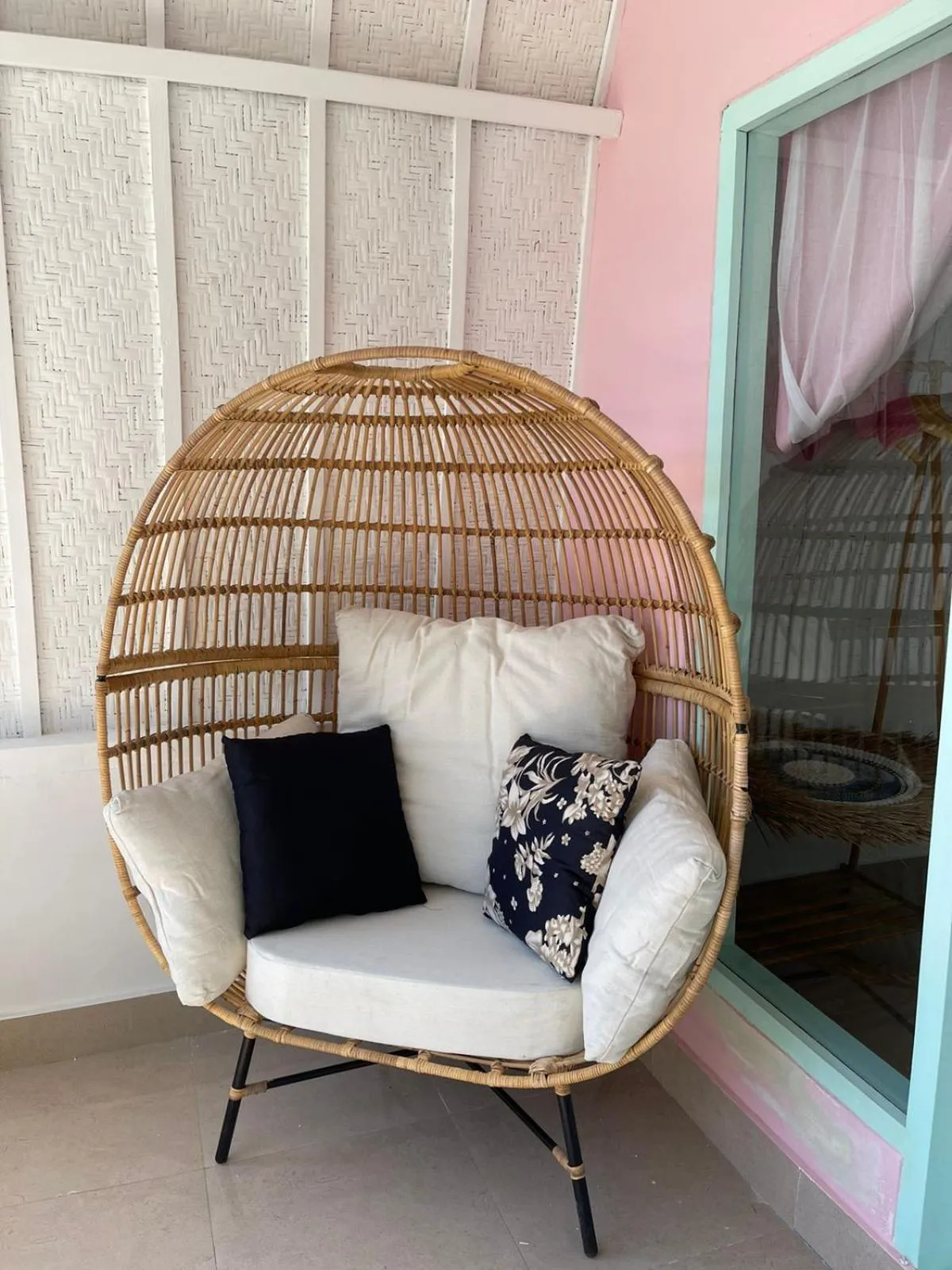 Balcony/Terrace in PLAYA BONITA HOTEL & BEACH CLUB Gili Air