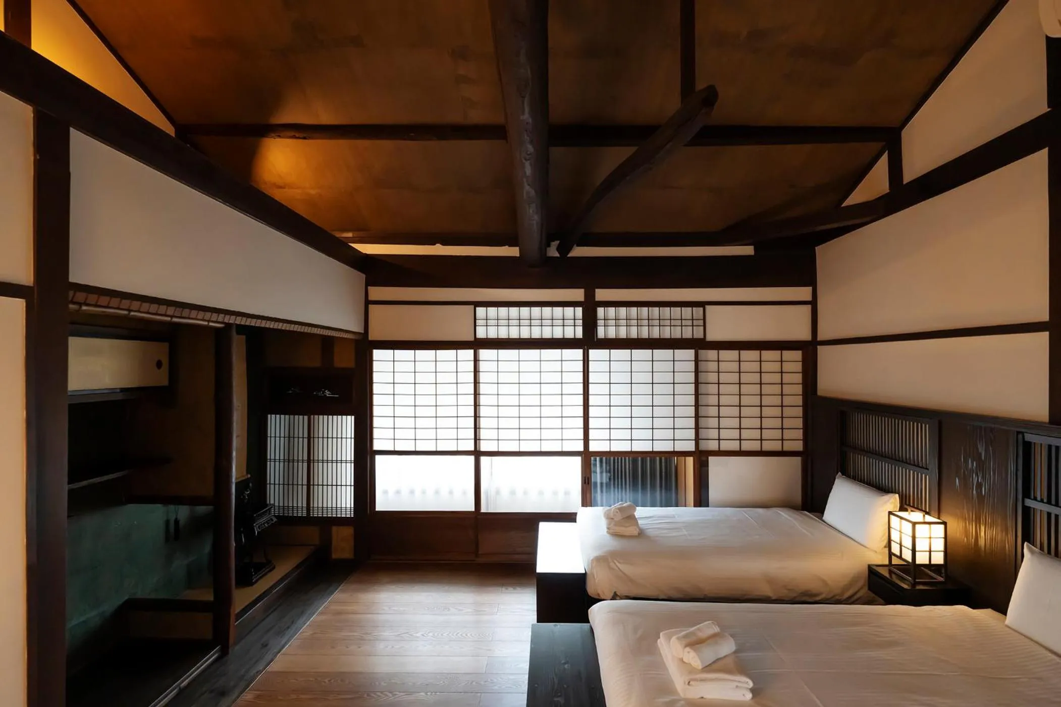 Bedroom, Bed in KyoMachiya Stars