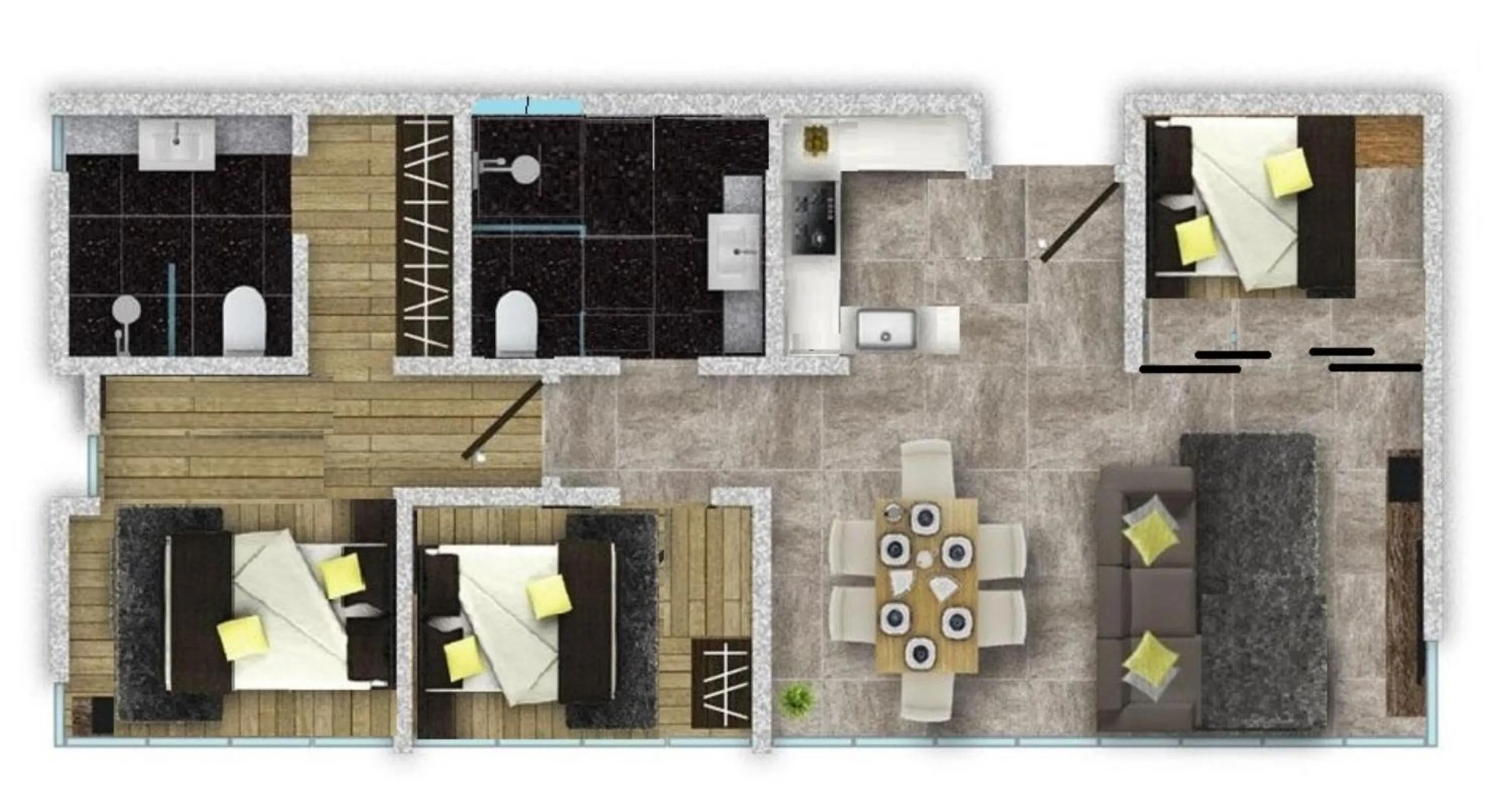 Floor plan in Opus Residence KL by EUcation Home